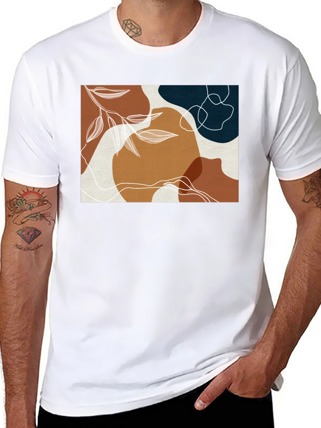 Abstract Art Graphic Tee - Modern Design