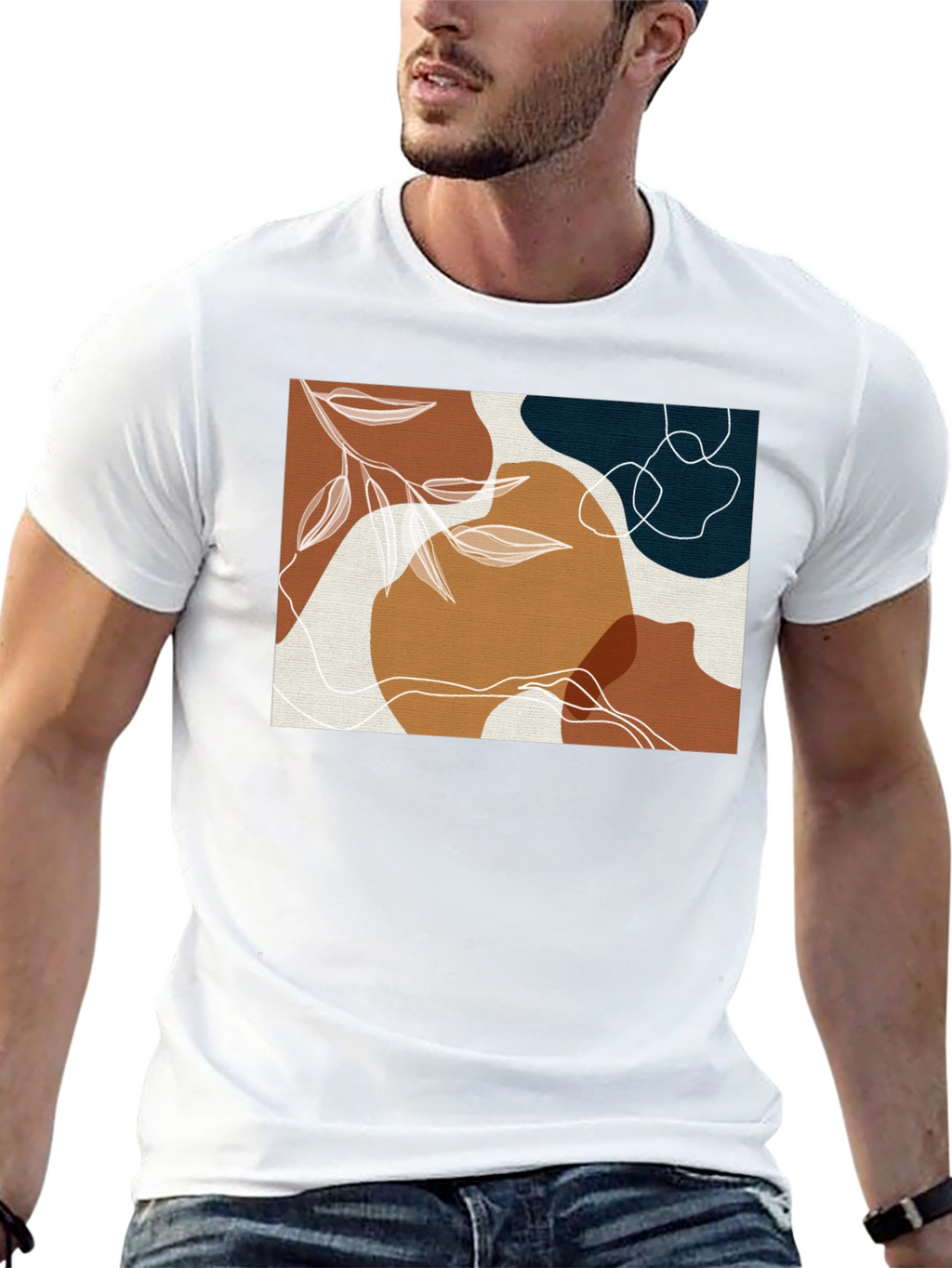 Abstract Art Graphic Tee - Modern Design
