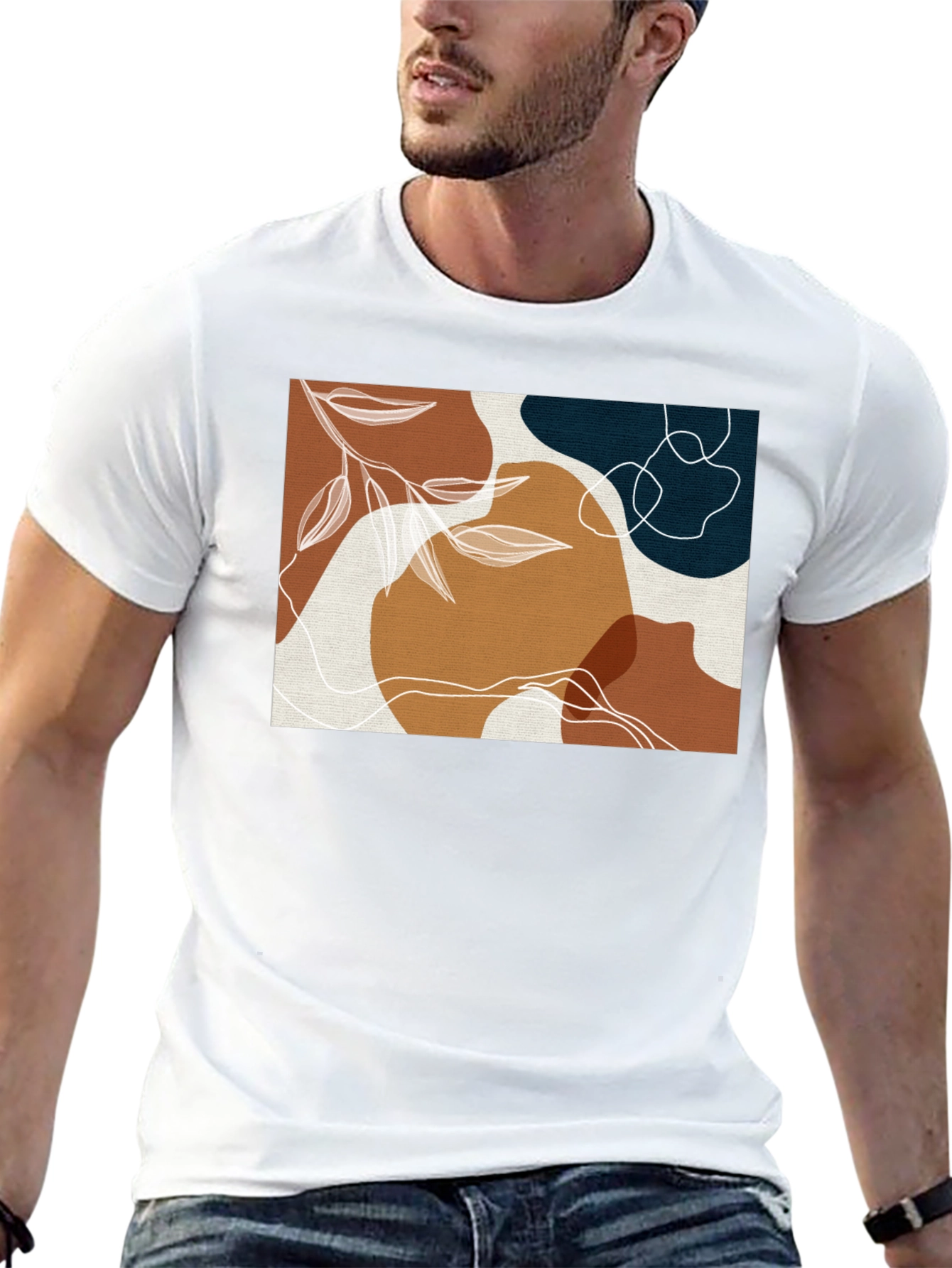 Abstract Art Graphic Tee - Modern Design