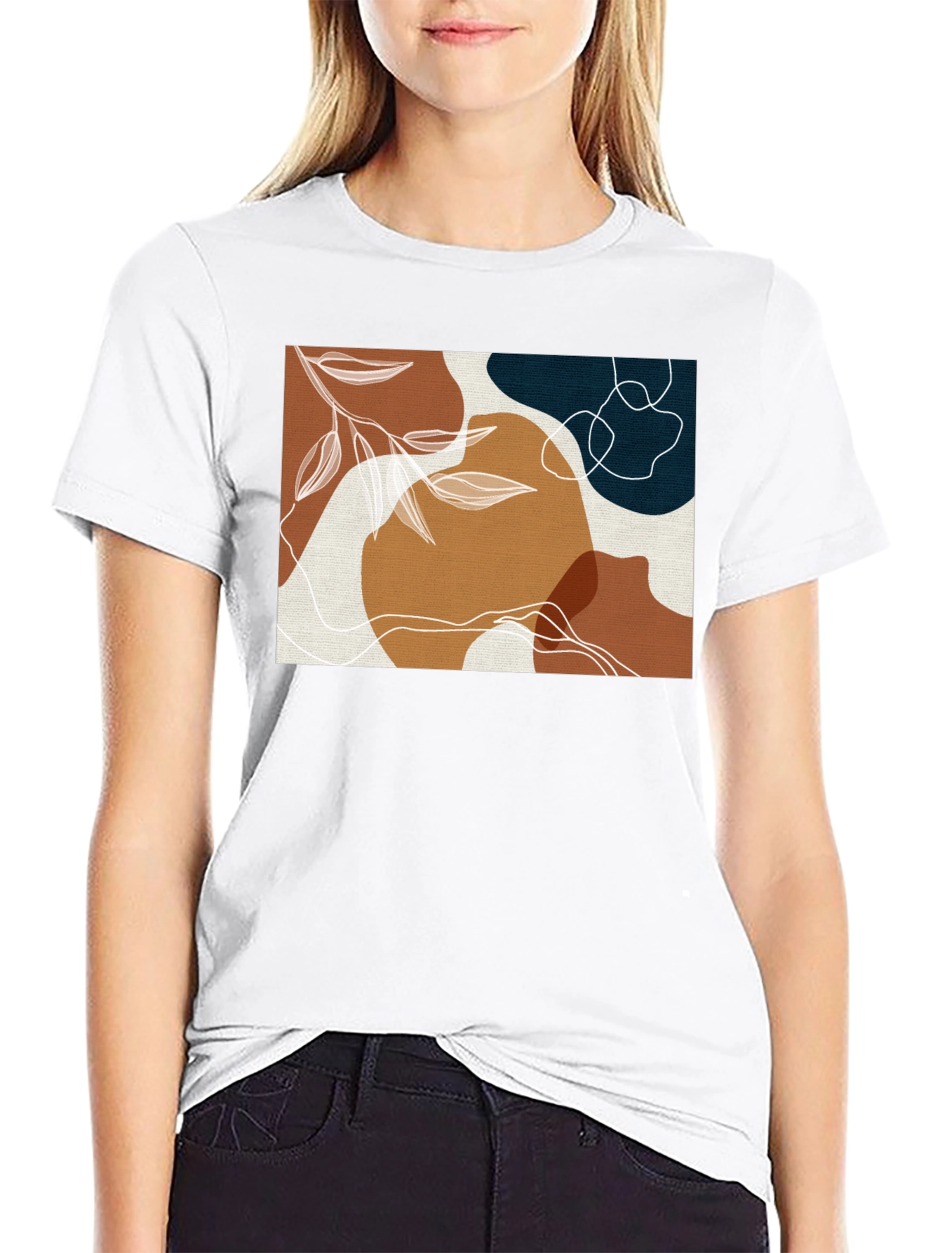Abstract Art Graphic Tee - Modern Design