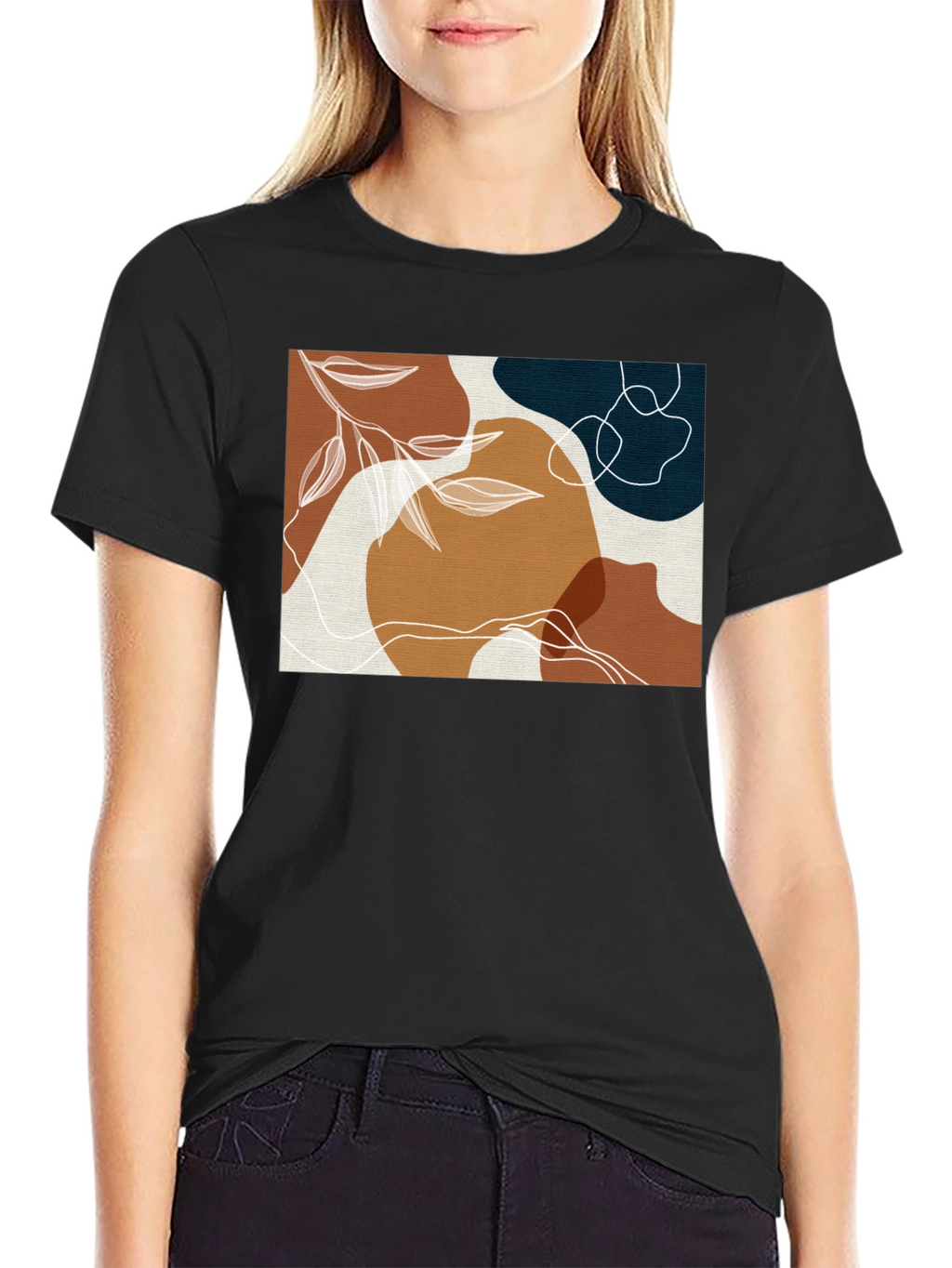 Abstract Art Graphic Tee - Modern Design