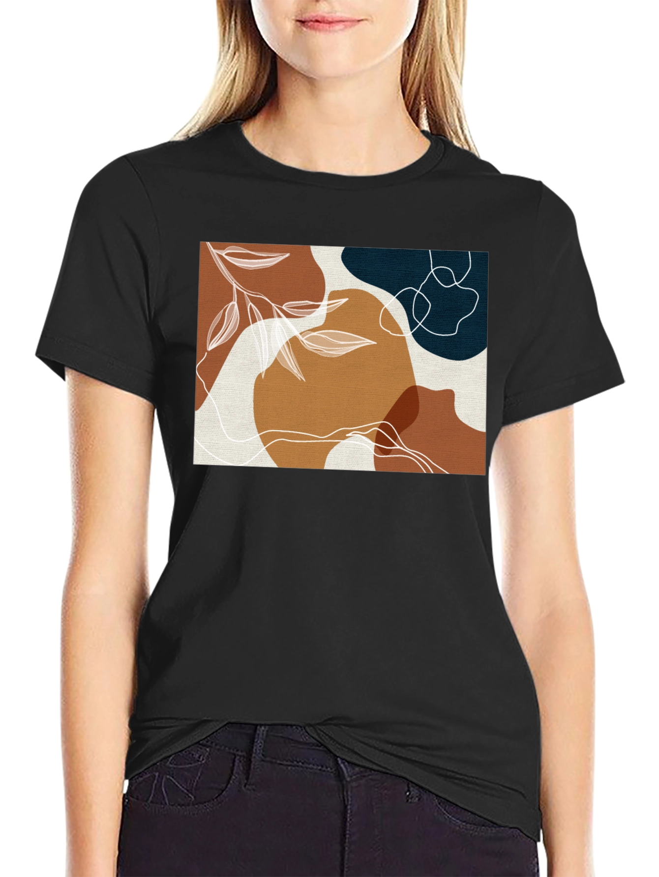 Abstract Art Graphic Tee - Modern Design