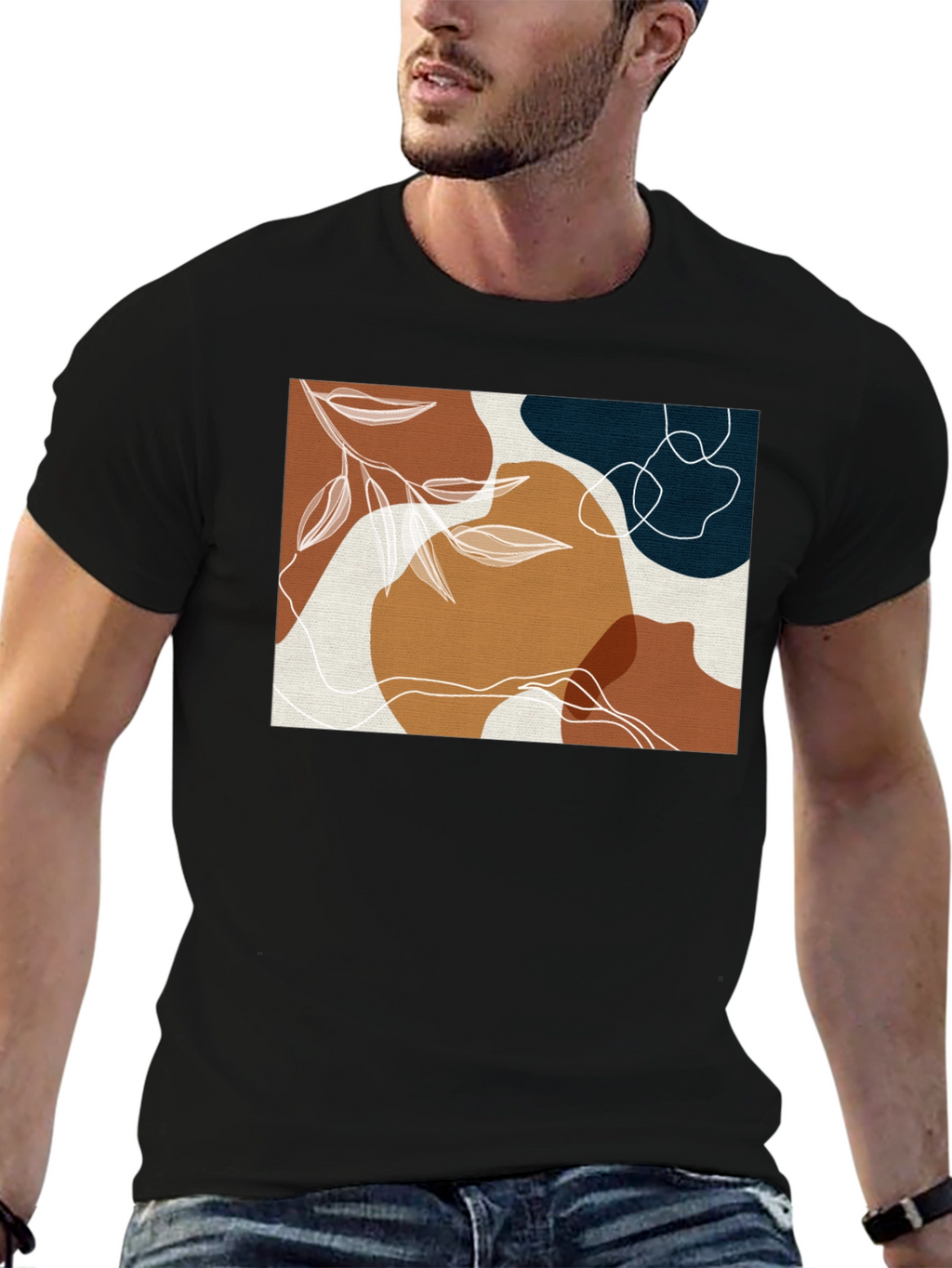 Abstract Art Graphic Tee - Modern Design