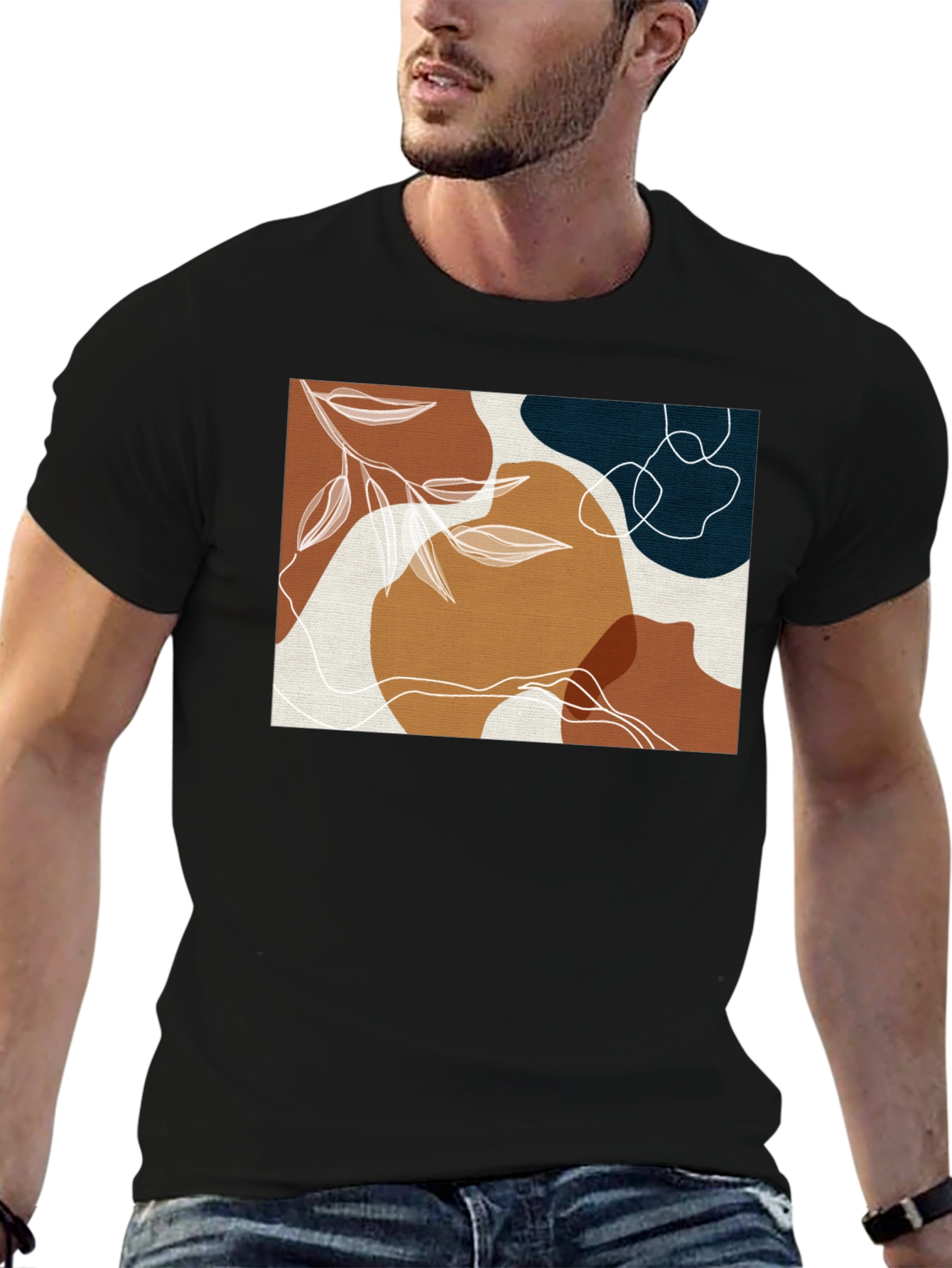 Abstract Art Graphic Tee - Modern Design