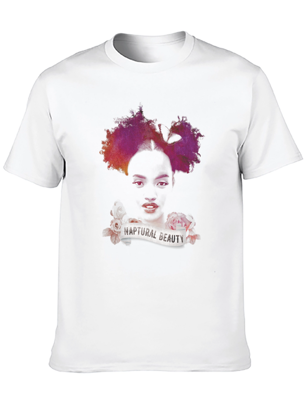Naptural Beauty Graphic Tee - Black Unisex T-Shirt