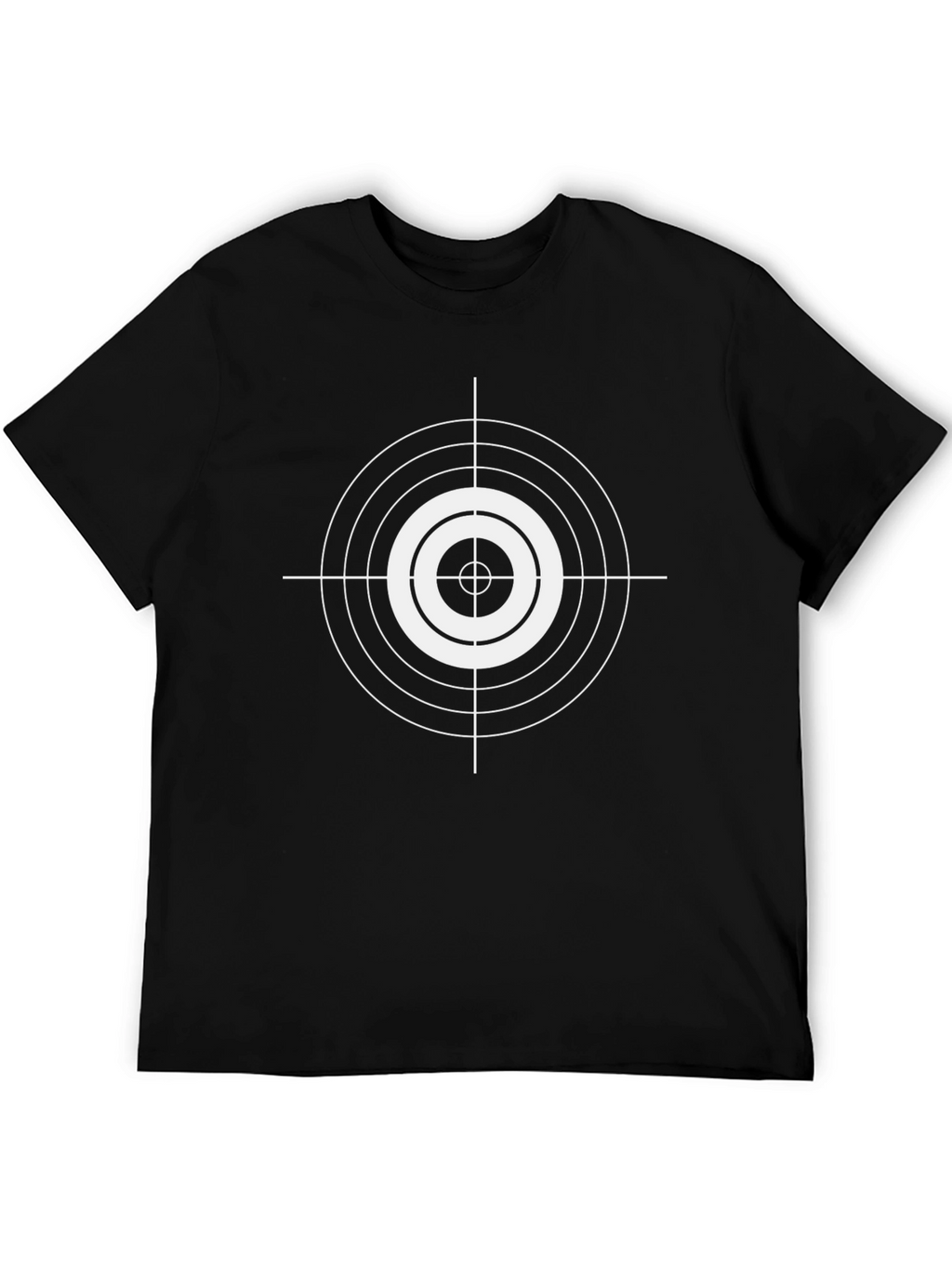 Target Graphic Tee - Black Crew Neck