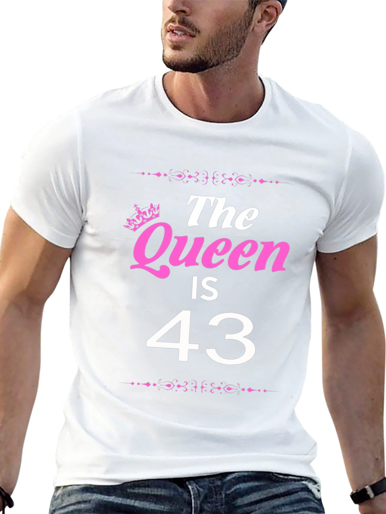 The Queen is 43 - Birthday T-Shirt