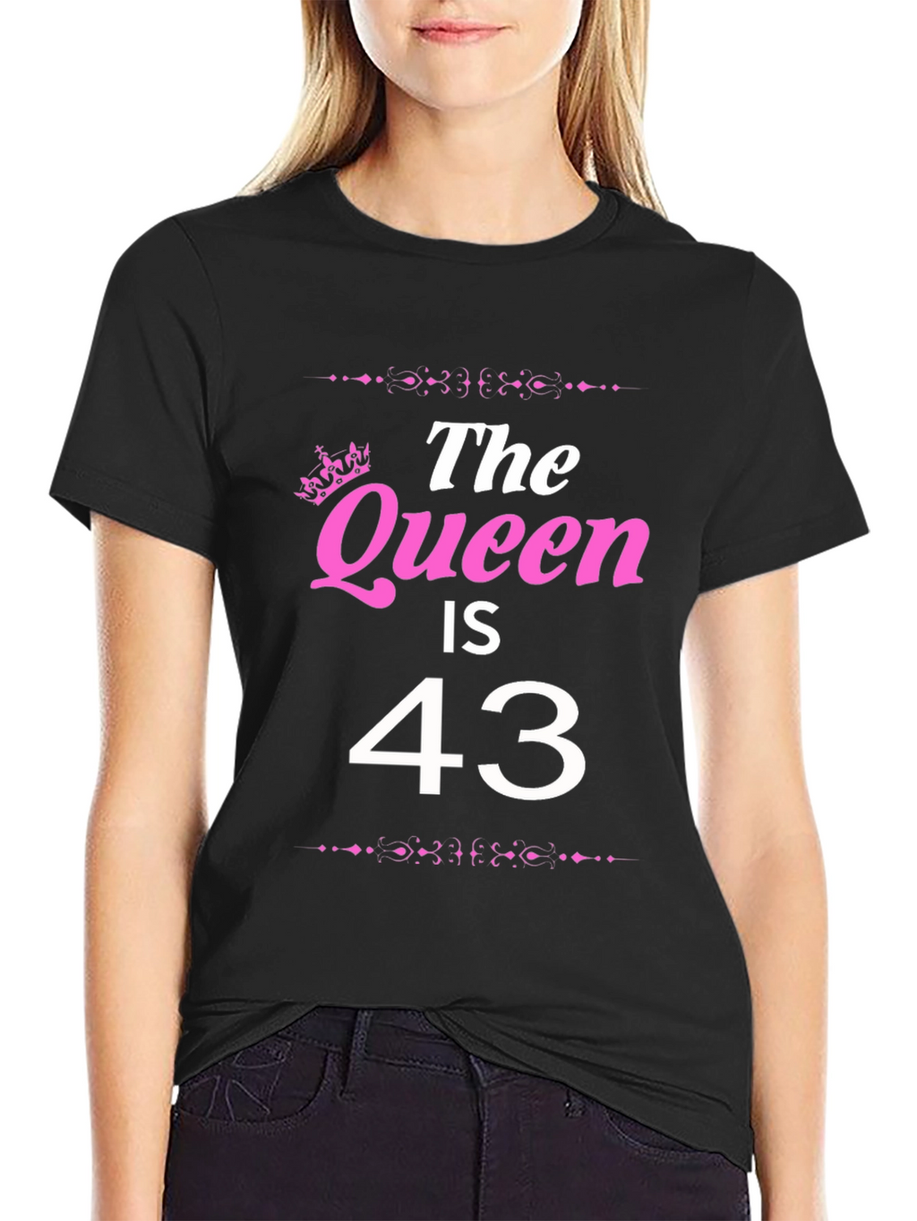 The Queen is 43 - Birthday T-Shirt