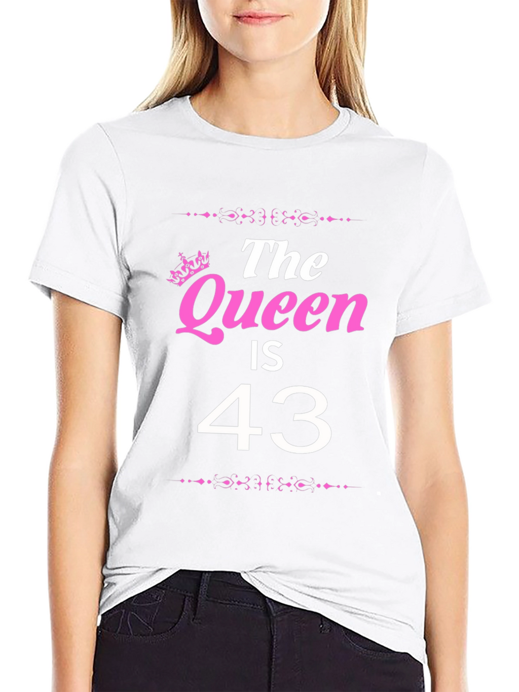 The Queen is 43 - Birthday T-Shirt