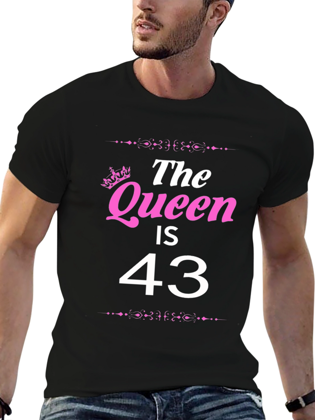The Queen is 43 - Birthday T-Shirt