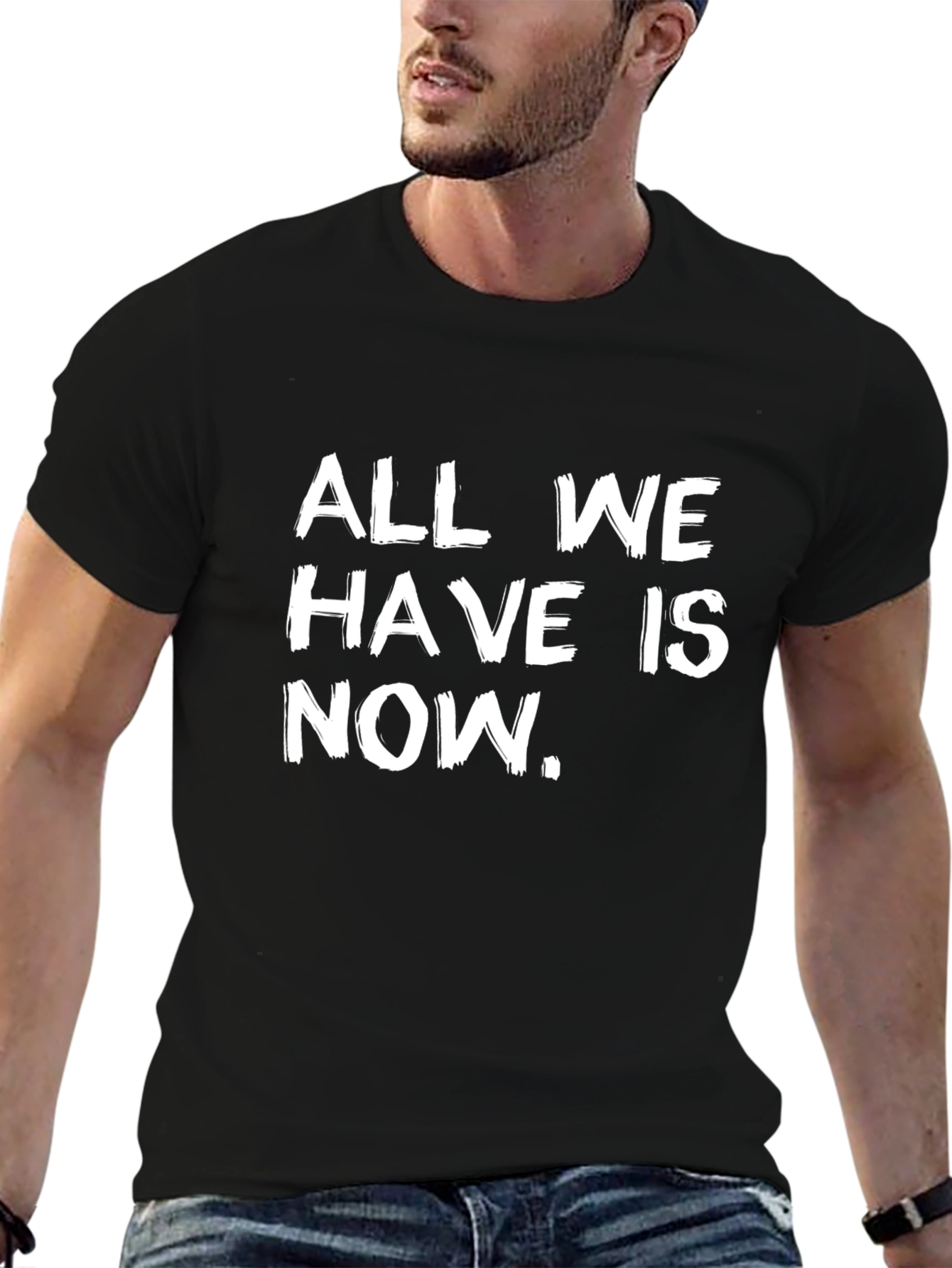 All We Have Is Now Graphic Tee - Black