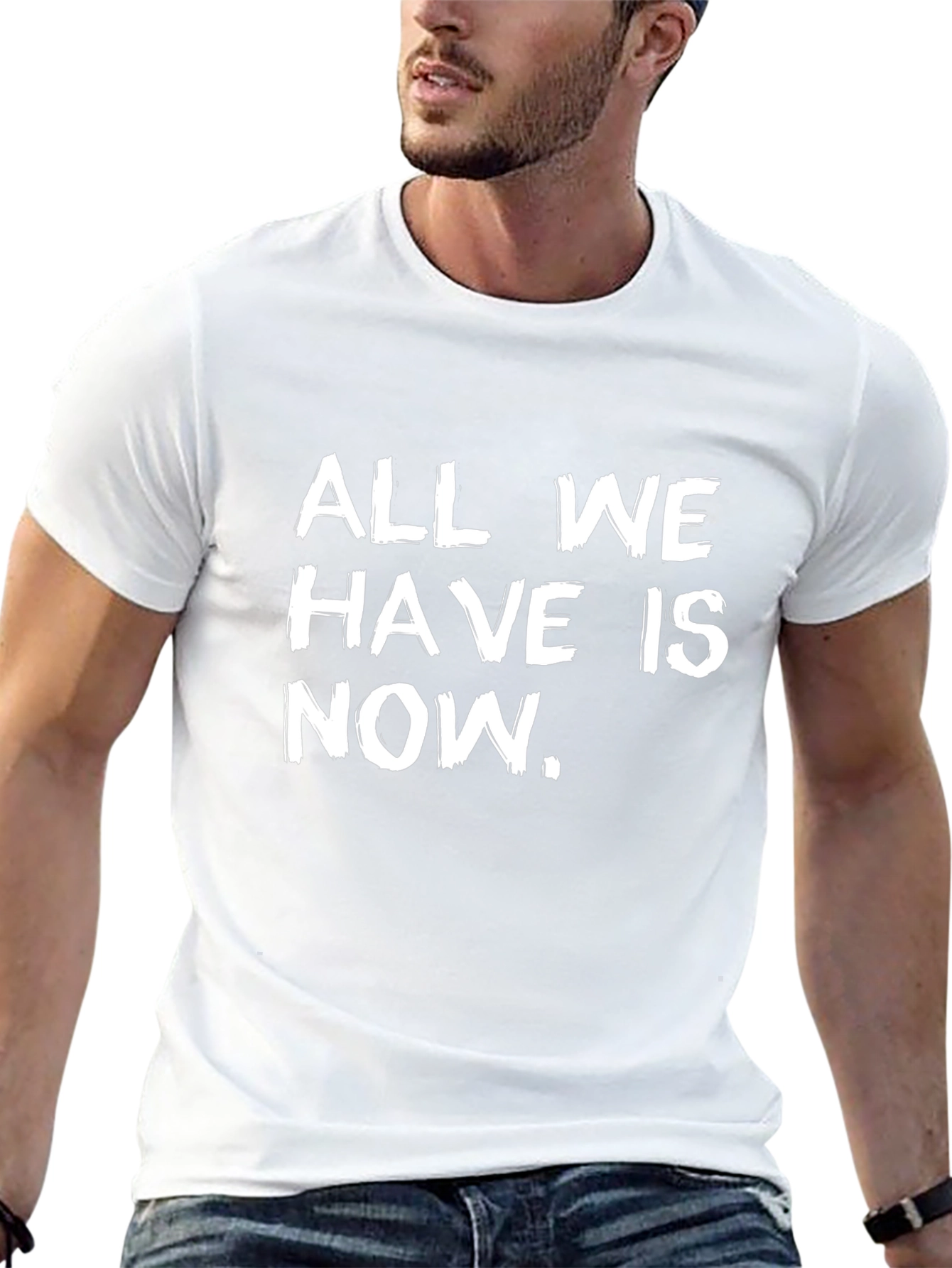 All We Have Is Now Graphic Tee - Black