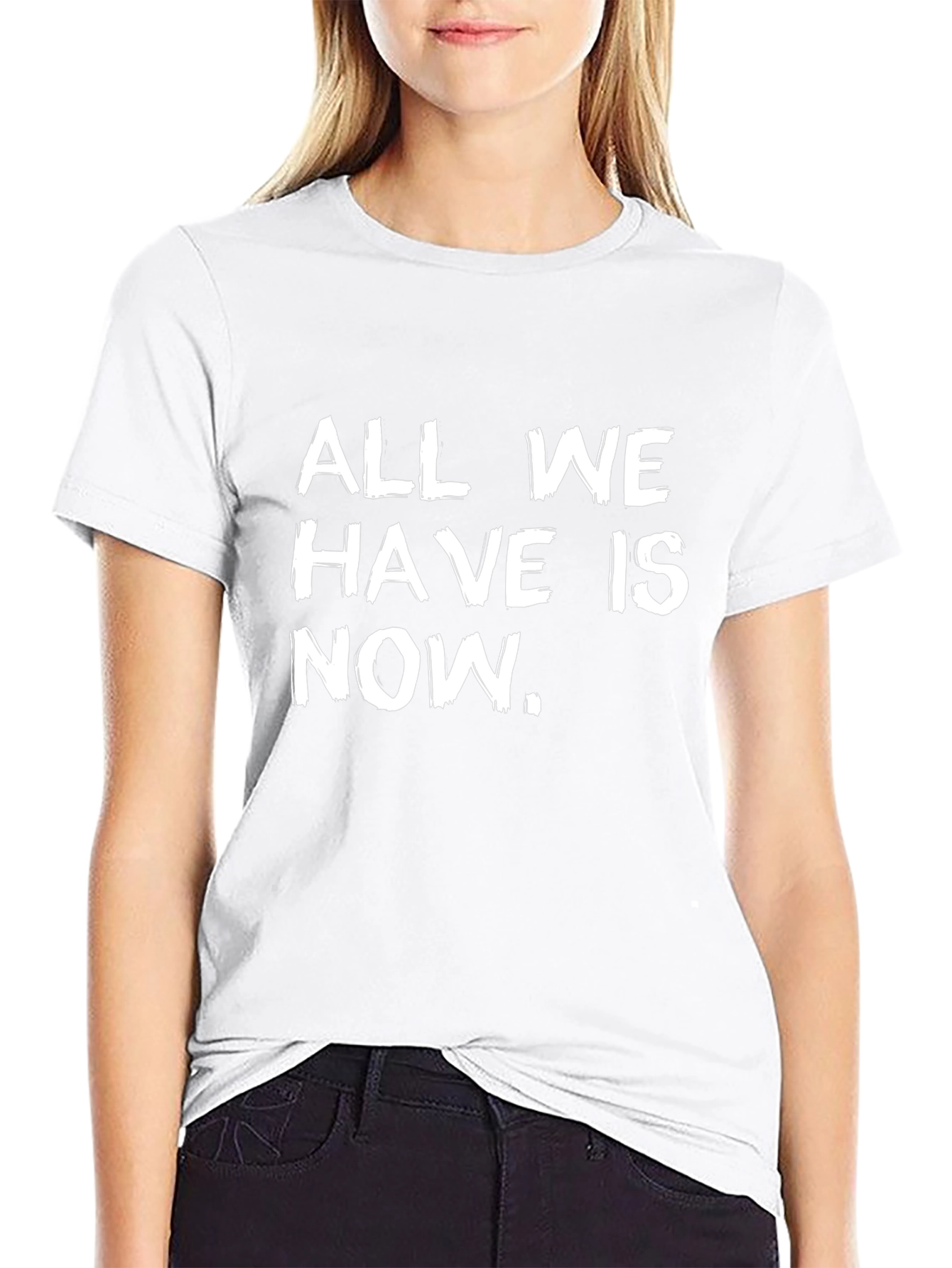All We Have Is Now Graphic Tee - Black