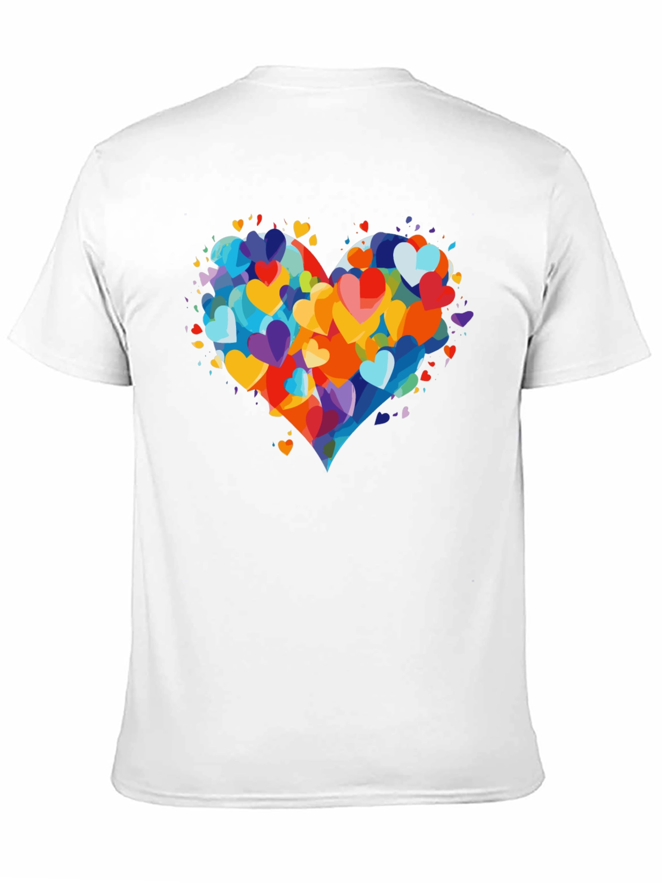 Heart Burst T-Shirt - Colorful Love Design