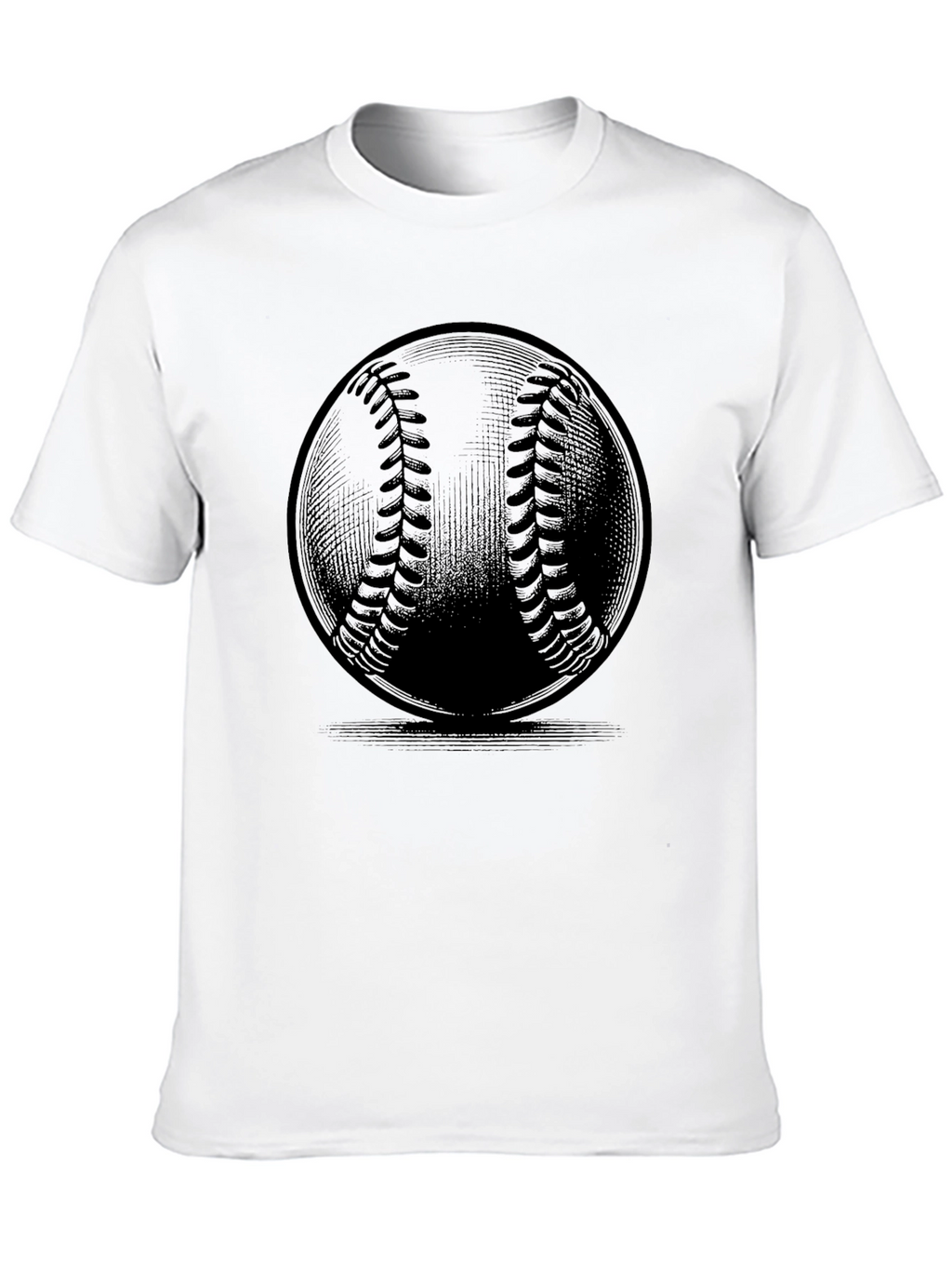 Baseball Graphic T-Shirt - Classic Black Tee