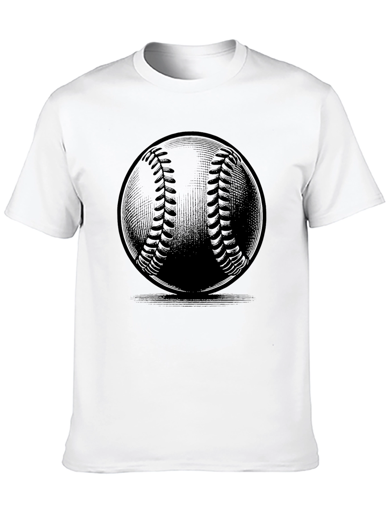 Baseball Graphic T-Shirt - Classic Black Tee
