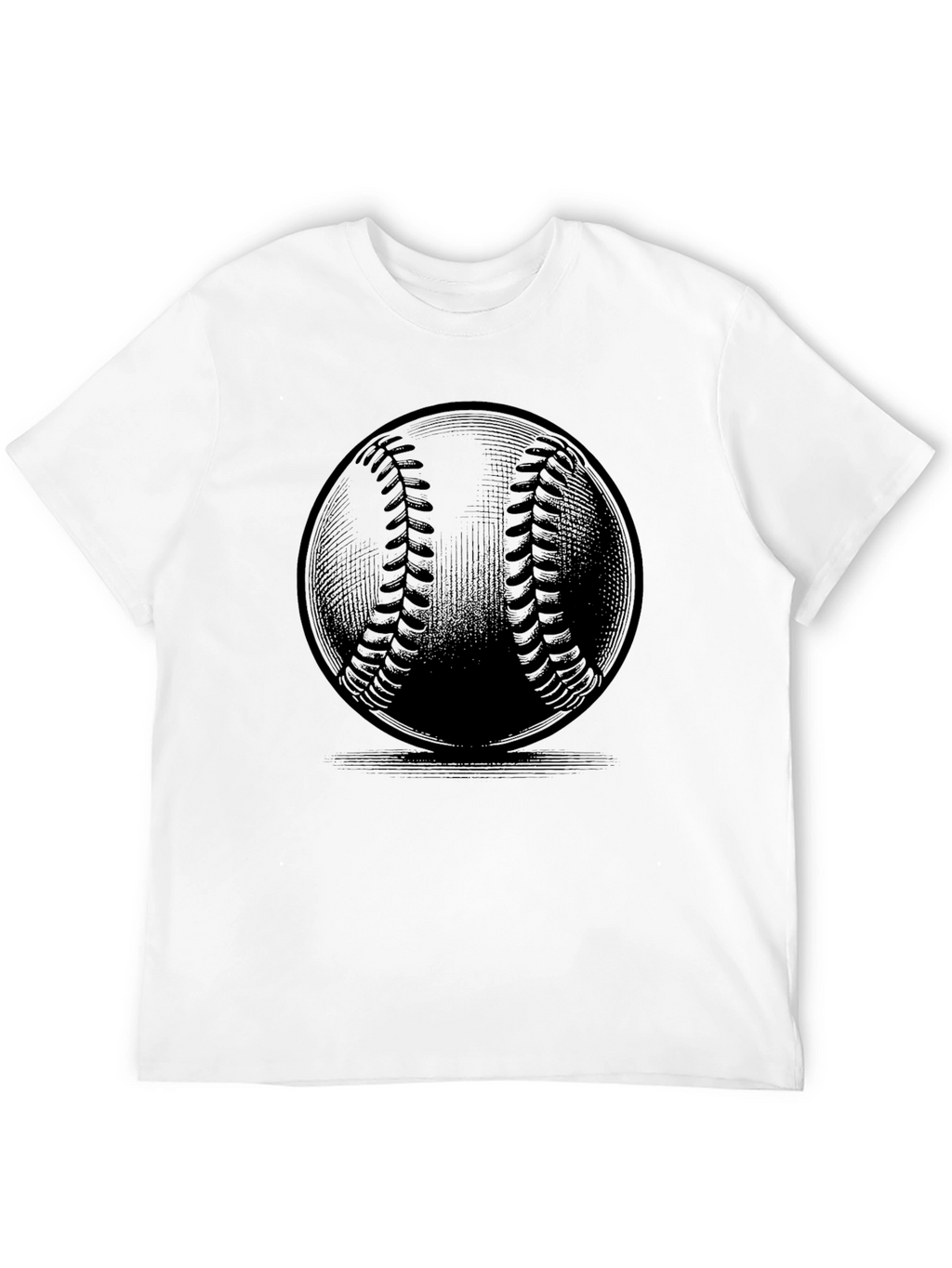 Baseball Graphic T-Shirt - Classic Black Tee