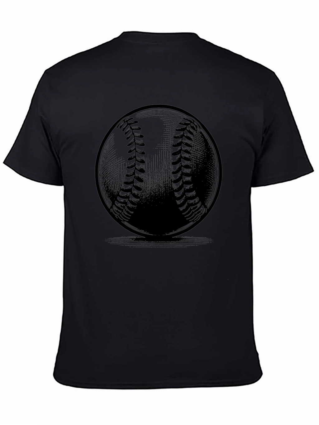 Baseball Graphic T-Shirt - Classic Black Tee