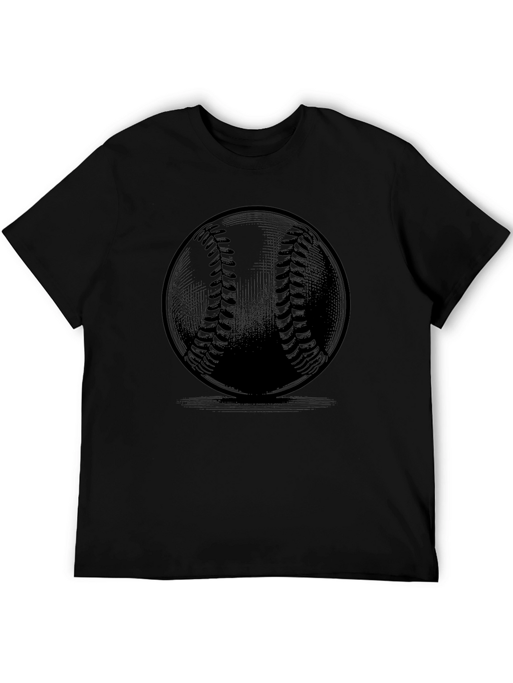 Baseball Graphic T-Shirt - Classic Black Tee