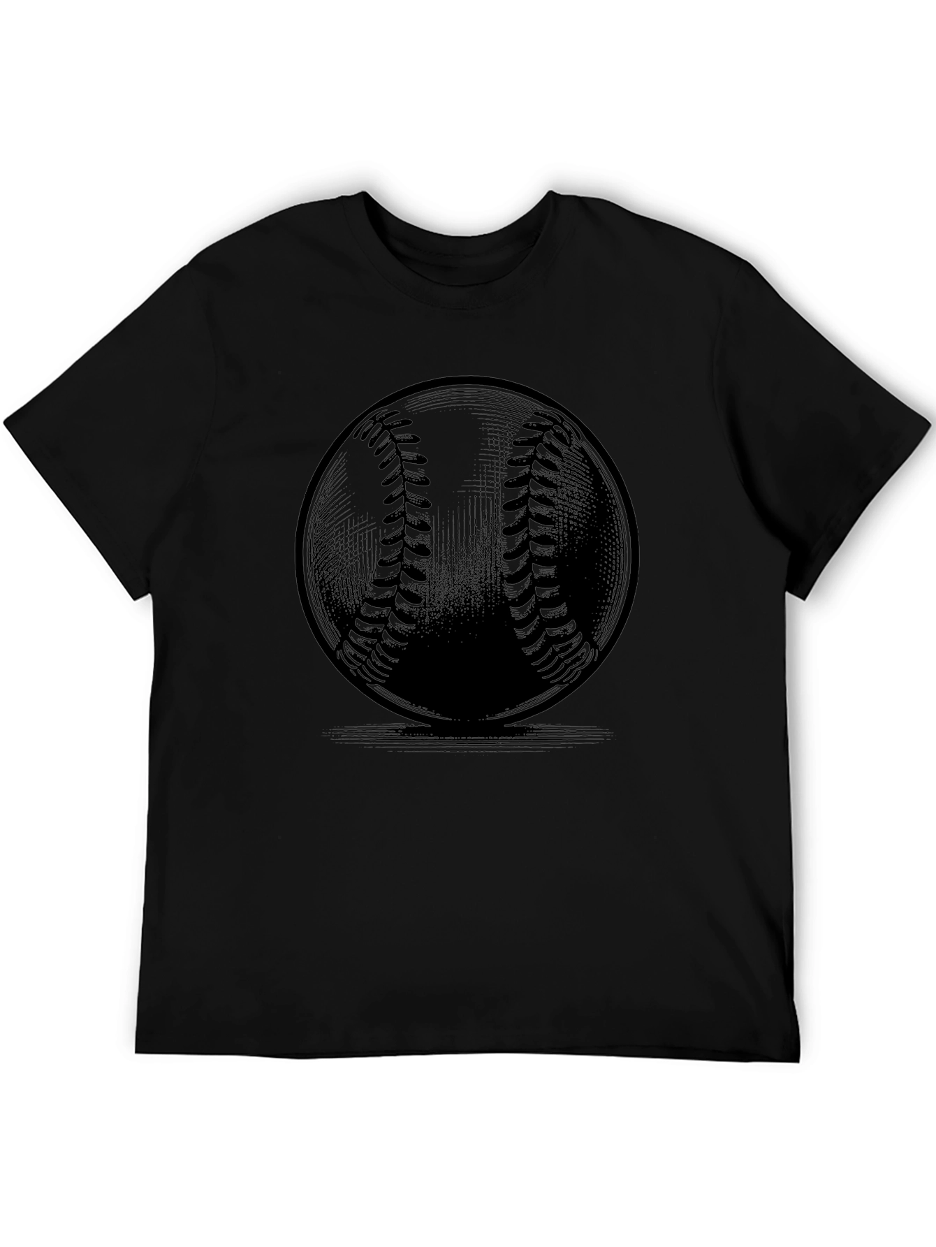 Baseball Graphic T-Shirt - Classic Black Tee