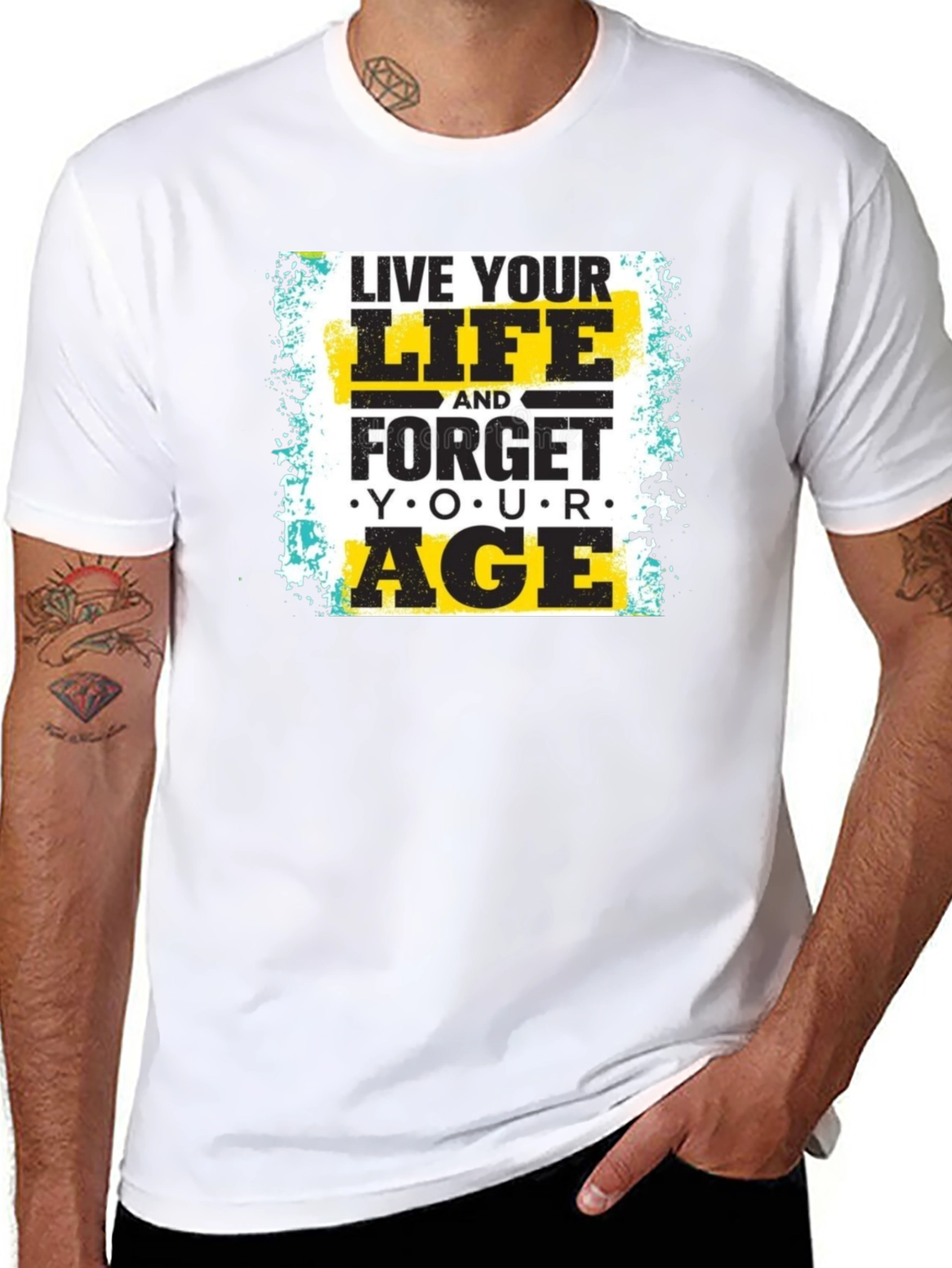 Live Your Life T-Shirt: Inspirational Graphic Tee