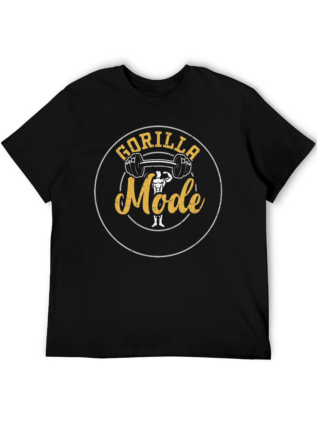 Gorilla Mode Gym T-Shirt - Black