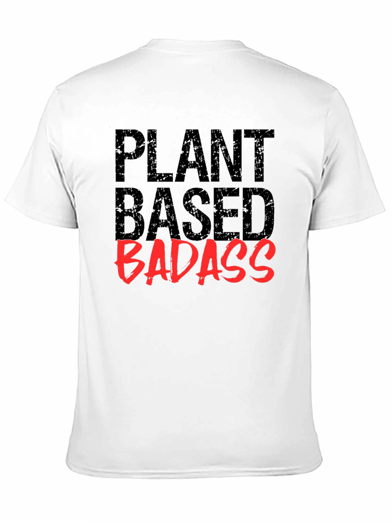 Plant Based Badass Graphic Tee - Black