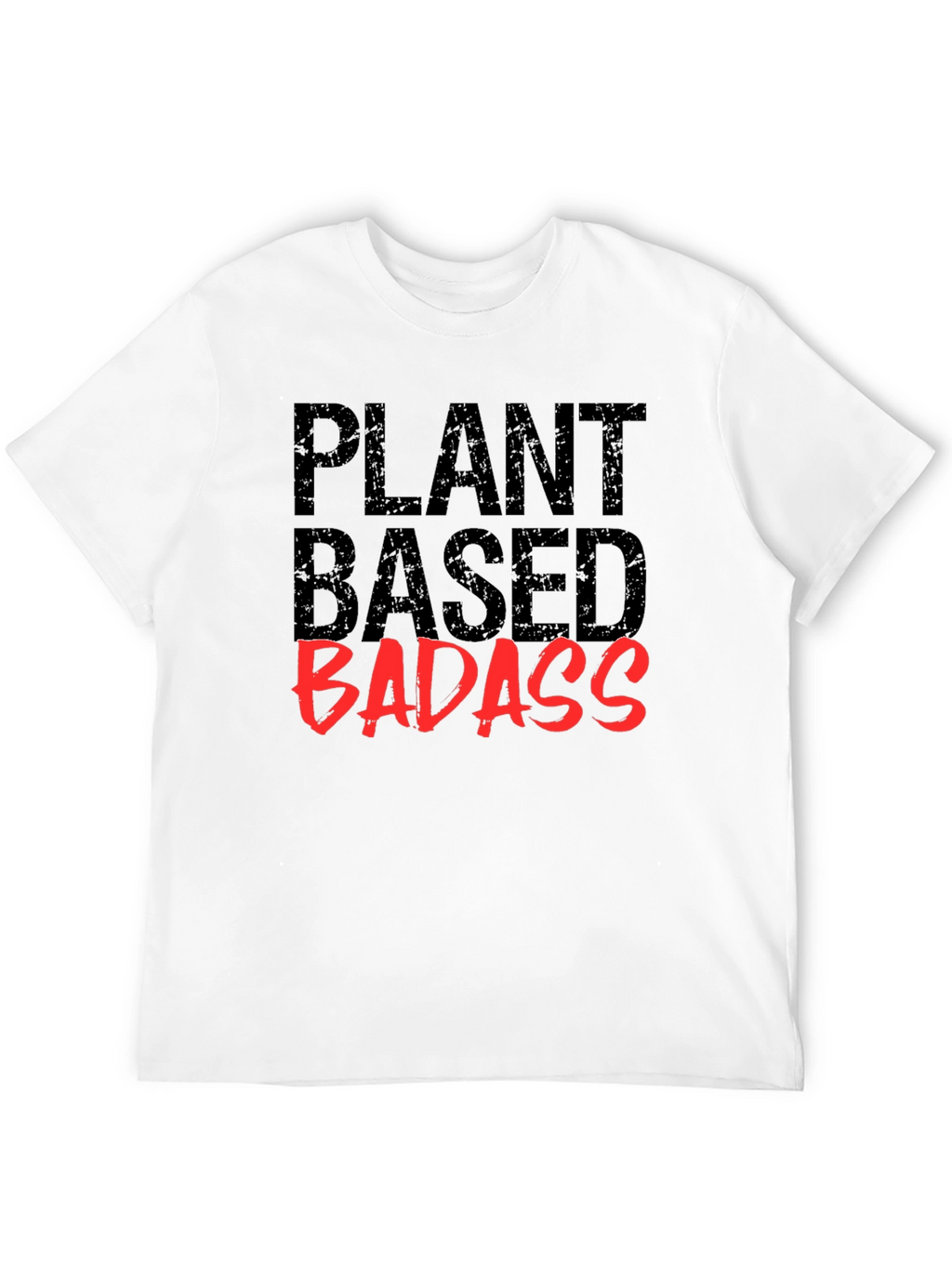 Plant Based Badass Graphic Tee - Black