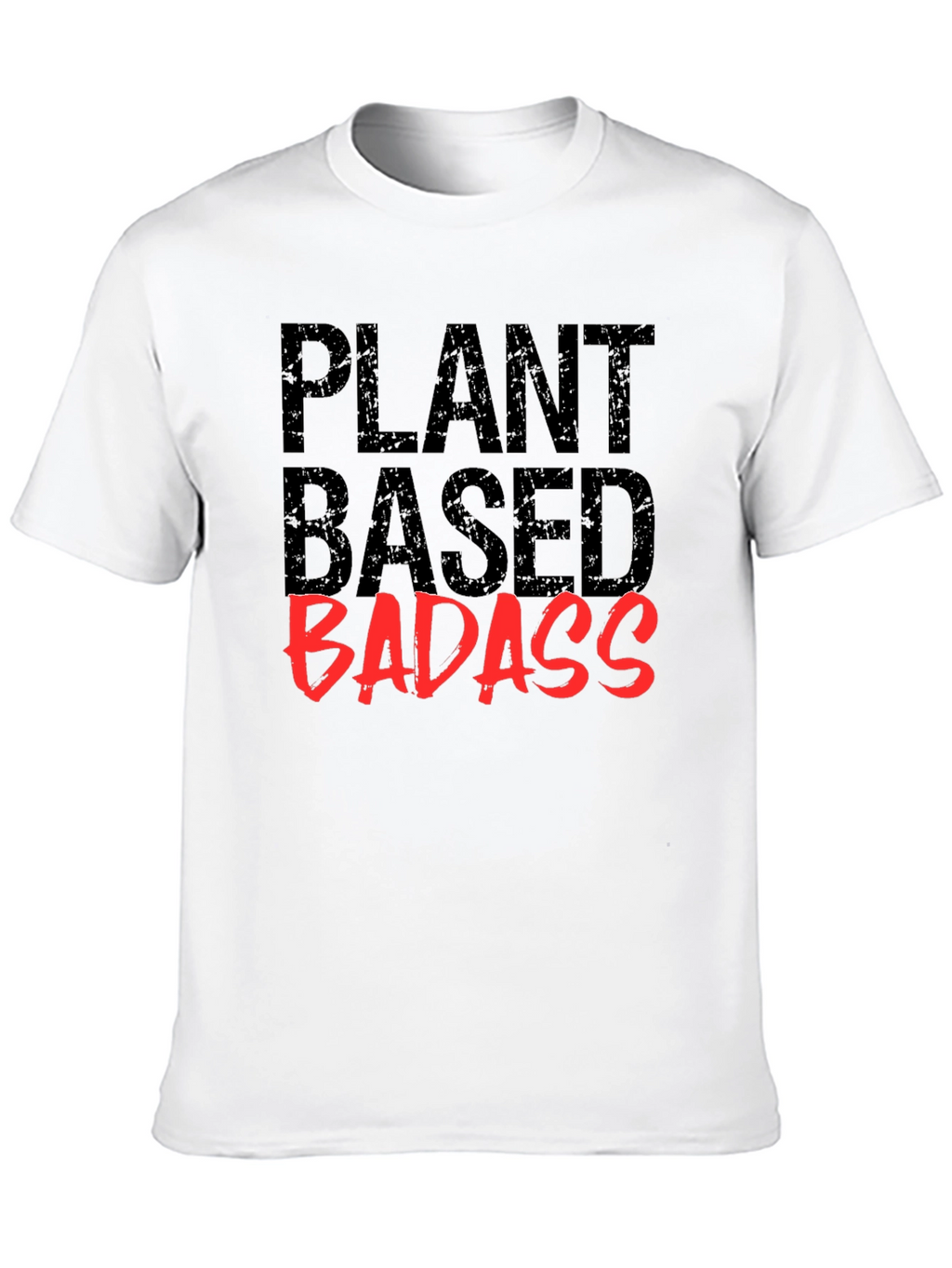 Plant Based Badass Graphic Tee - Black