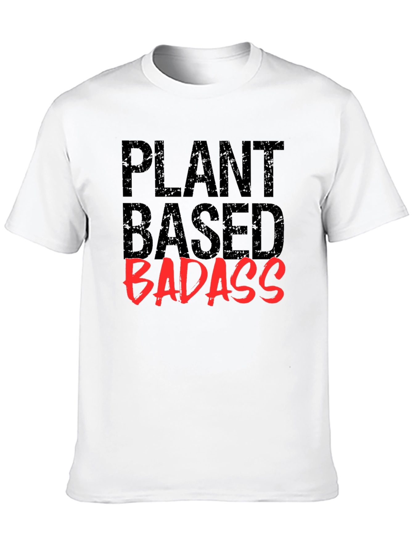 Plant Based Badass Graphic Tee - Black