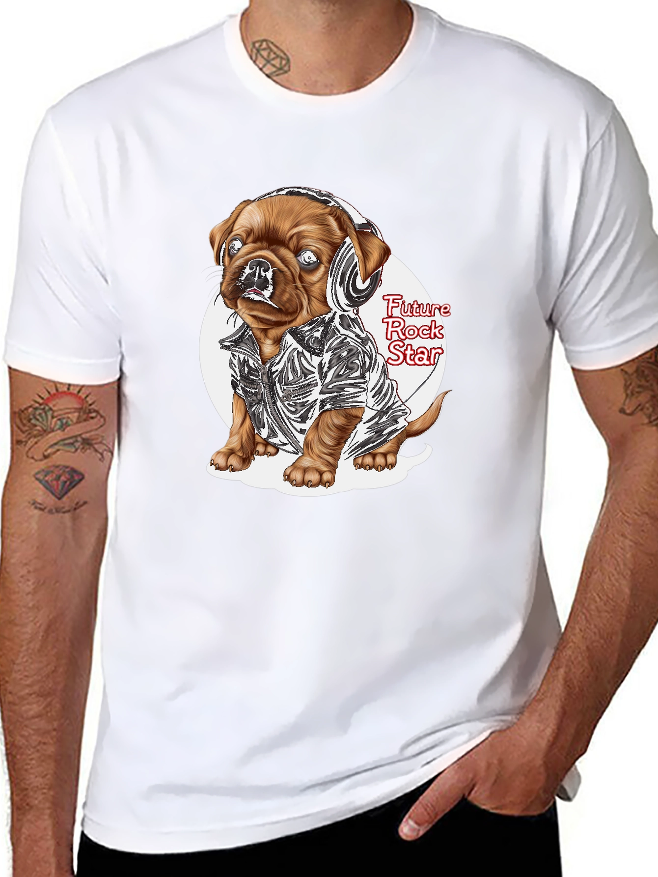 Cool Dog T-Shirt - Future Rock Star Tee