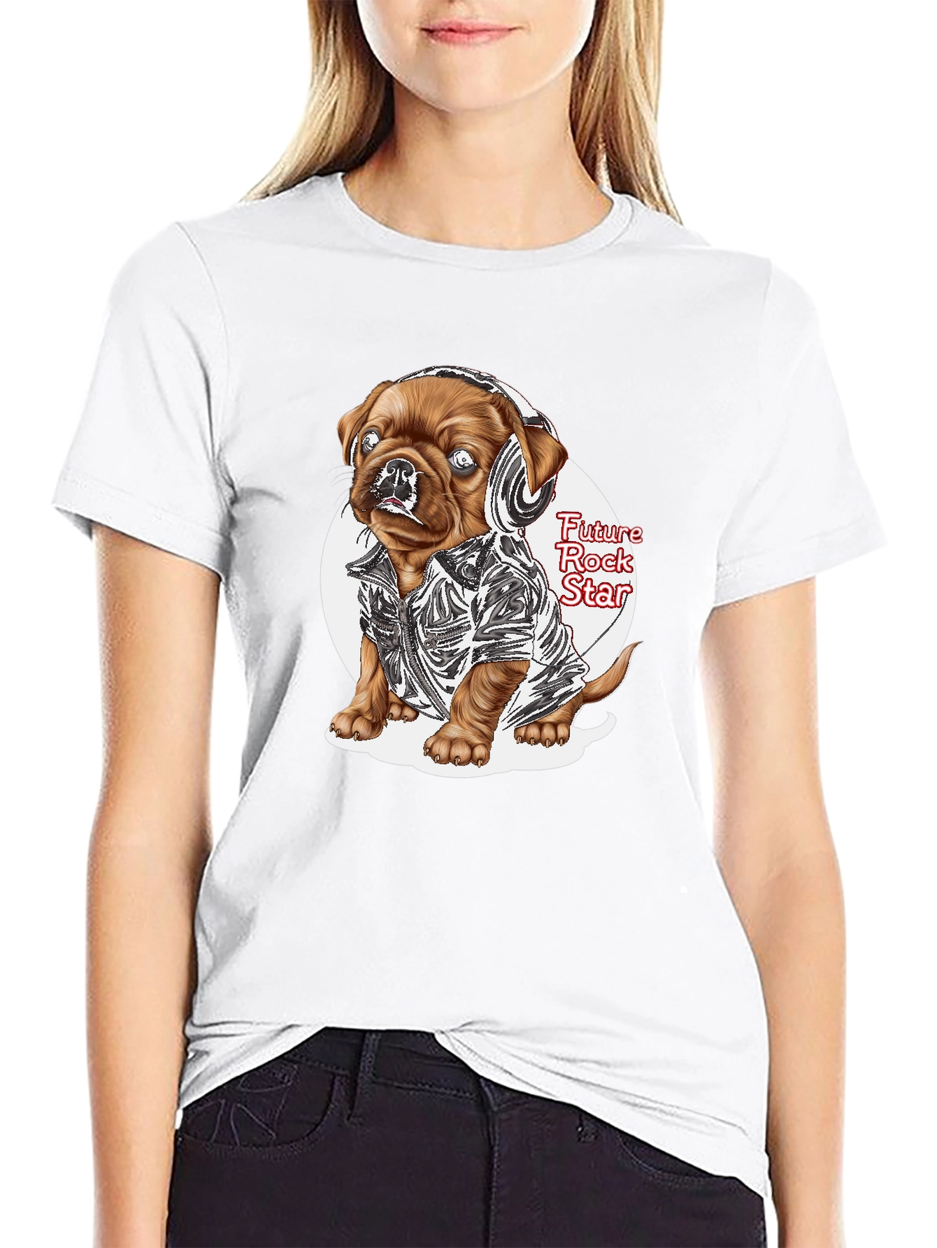 Cool Dog T-Shirt - Future Rock Star Tee