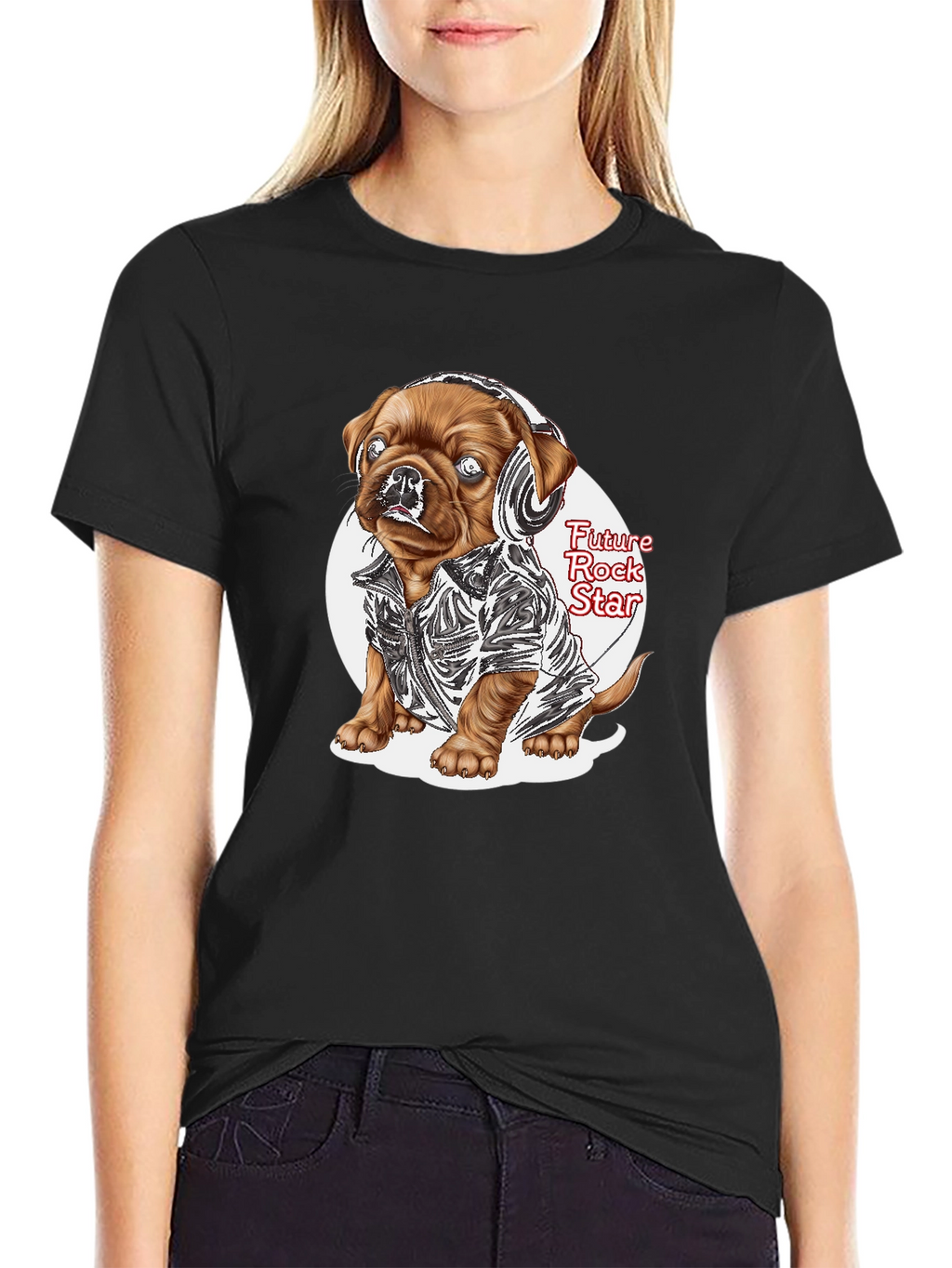 Cool Dog T-Shirt - Future Rock Star Tee