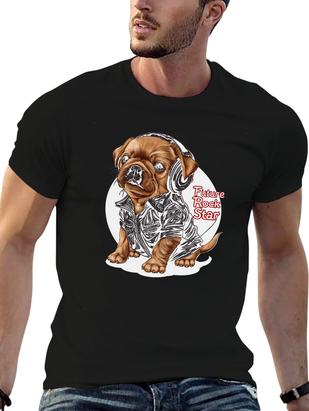 Cool Dog T-Shirt - Future Rock Star Tee