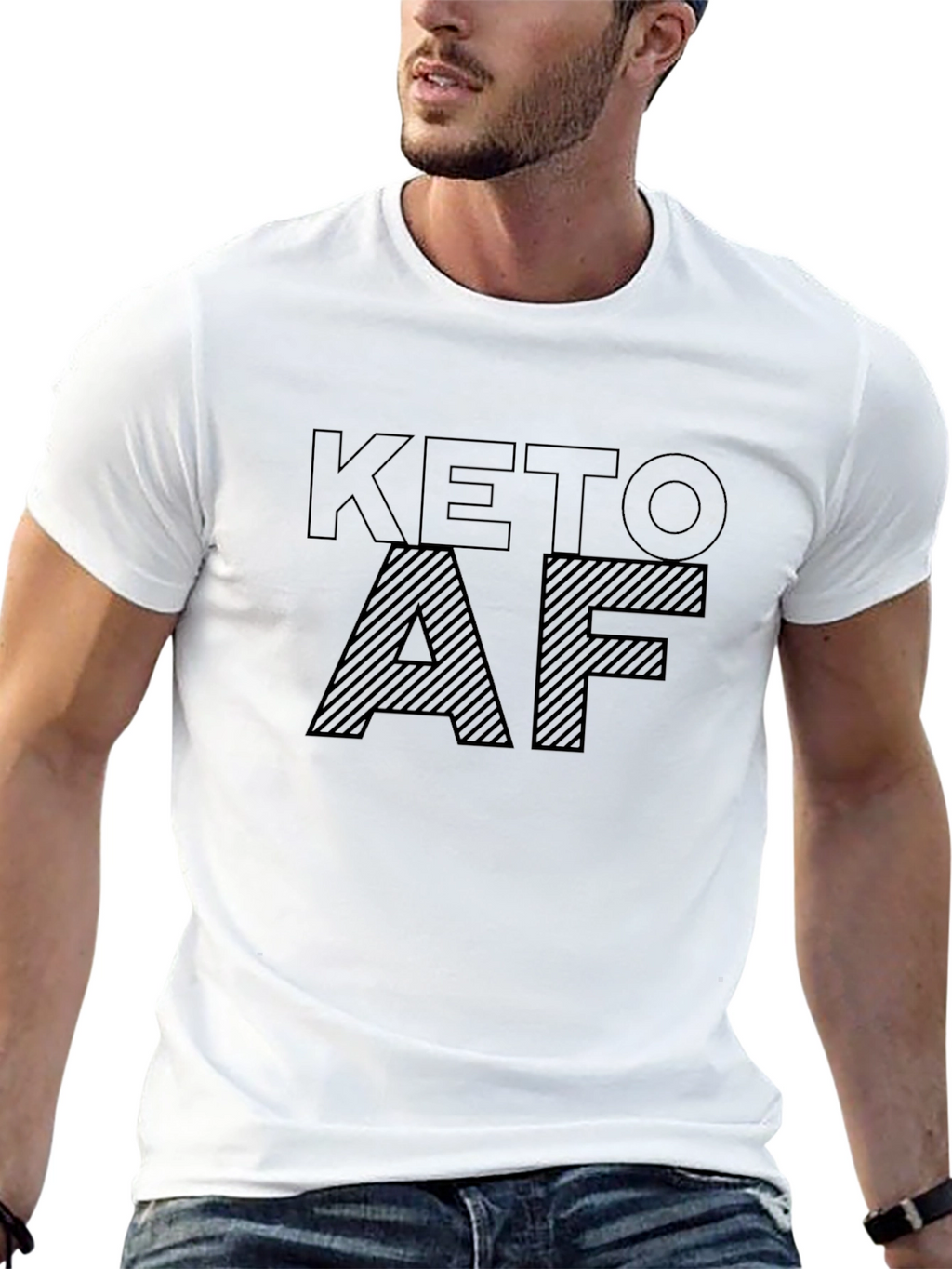 KETO AF Graphic Print T-Shirt