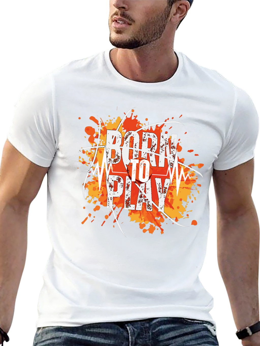 Born To Play Graphic Tee