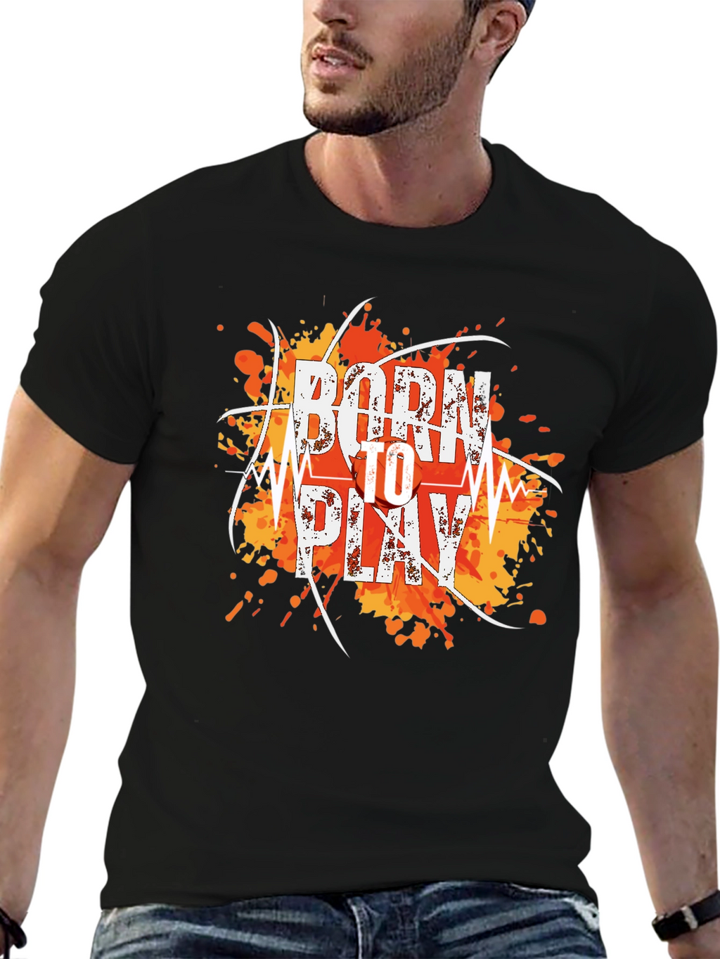 Born To Play Graphic Tee