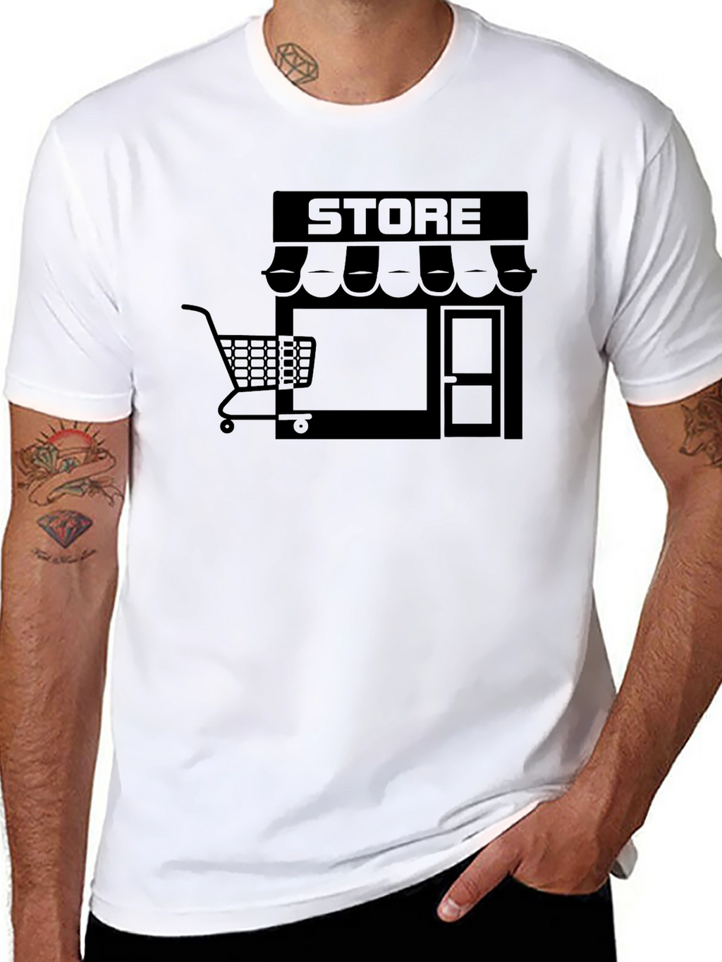 Black Store Icon T-Shirt