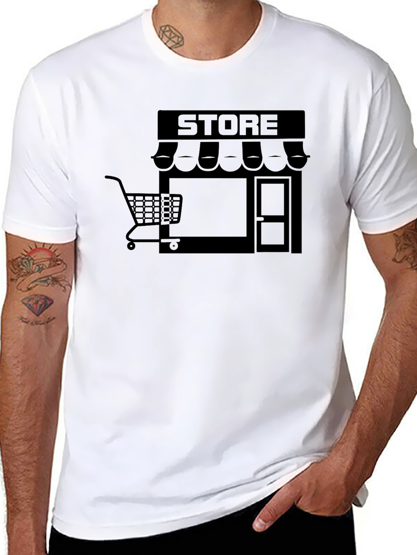 Black Store Icon T-Shirt