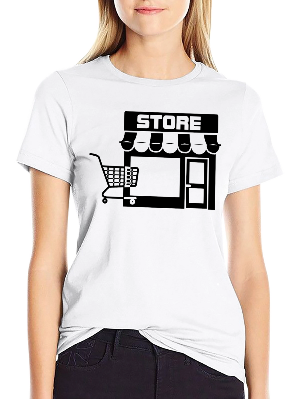 Black Store Icon T-Shirt