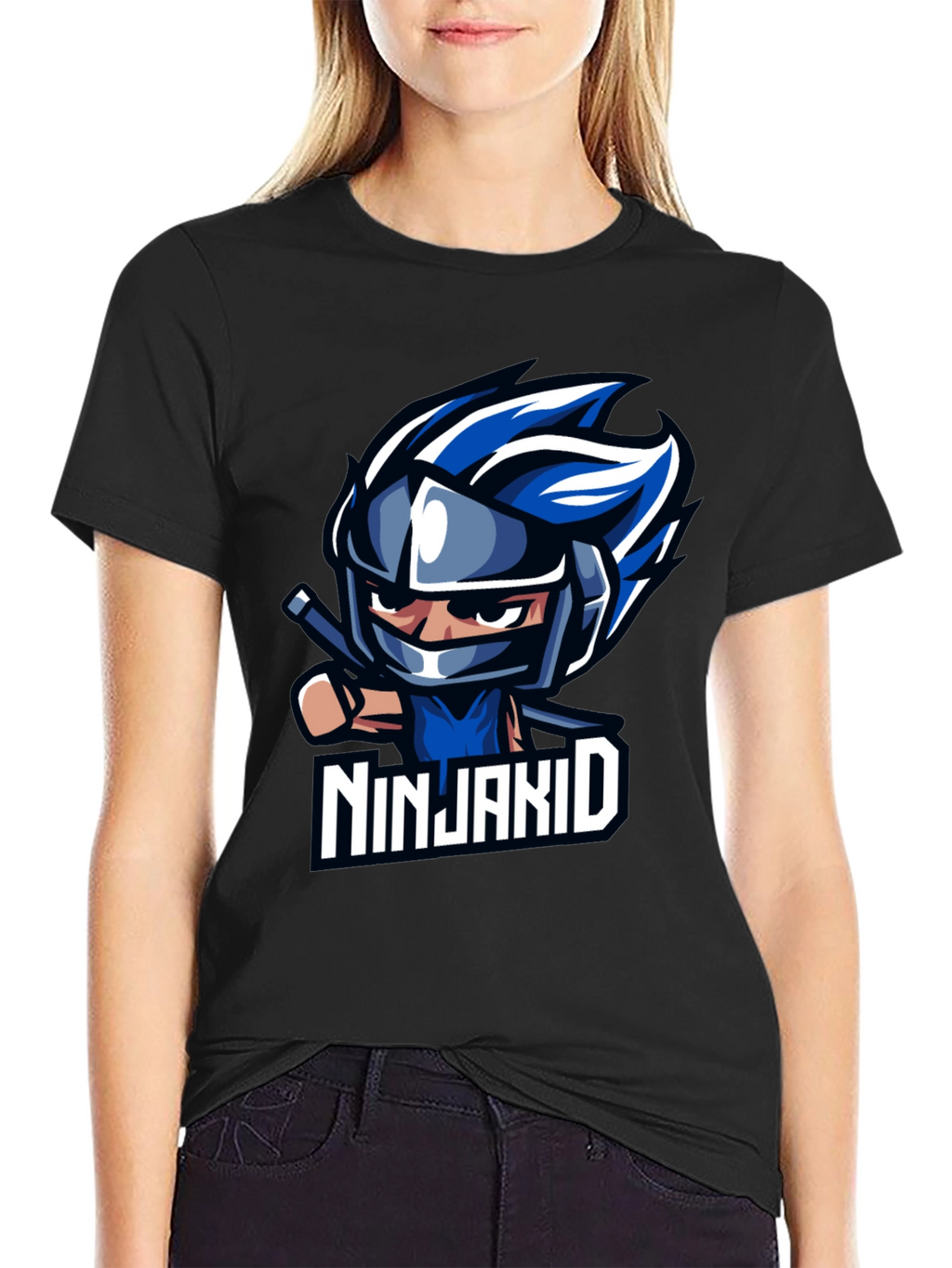 NinjaKid Graphic Tee - Cool Black T-Shirt
