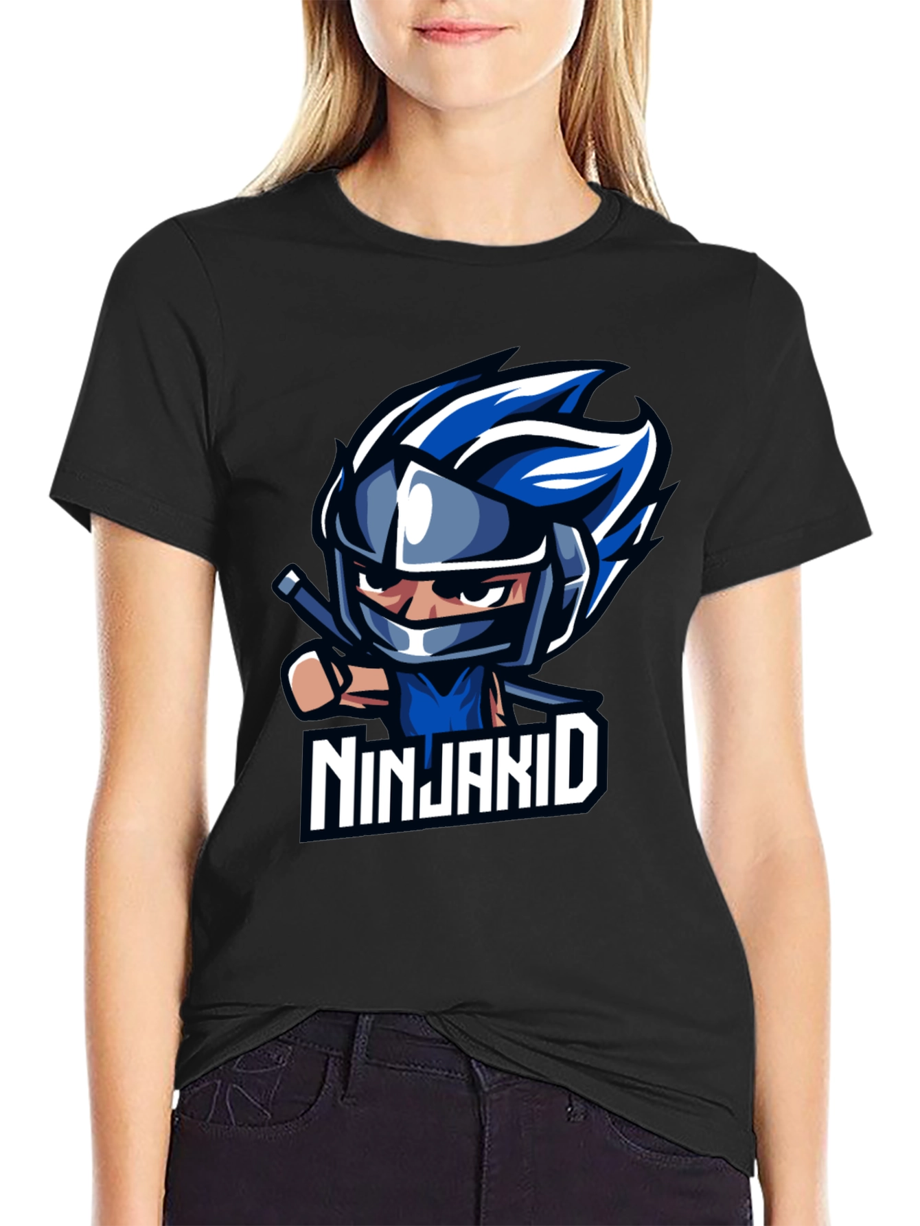 NinjaKid Graphic Tee - Cool Black T-Shirt