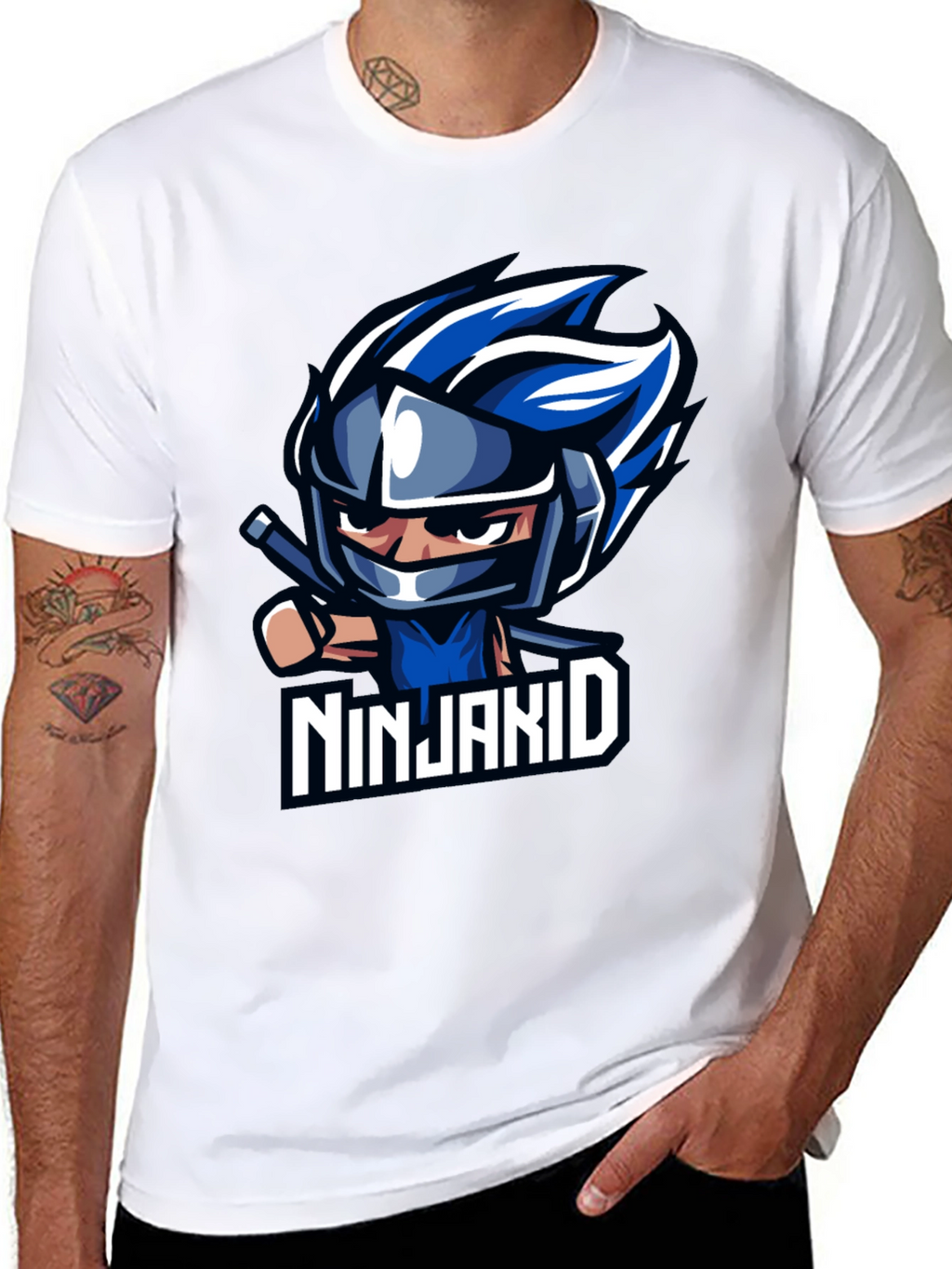 NinjaKid Graphic Tee - Cool Black T-Shirt