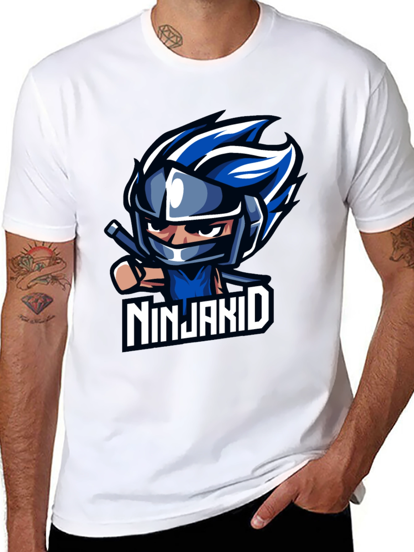 NinjaKid Graphic Tee - Cool Black T-Shirt