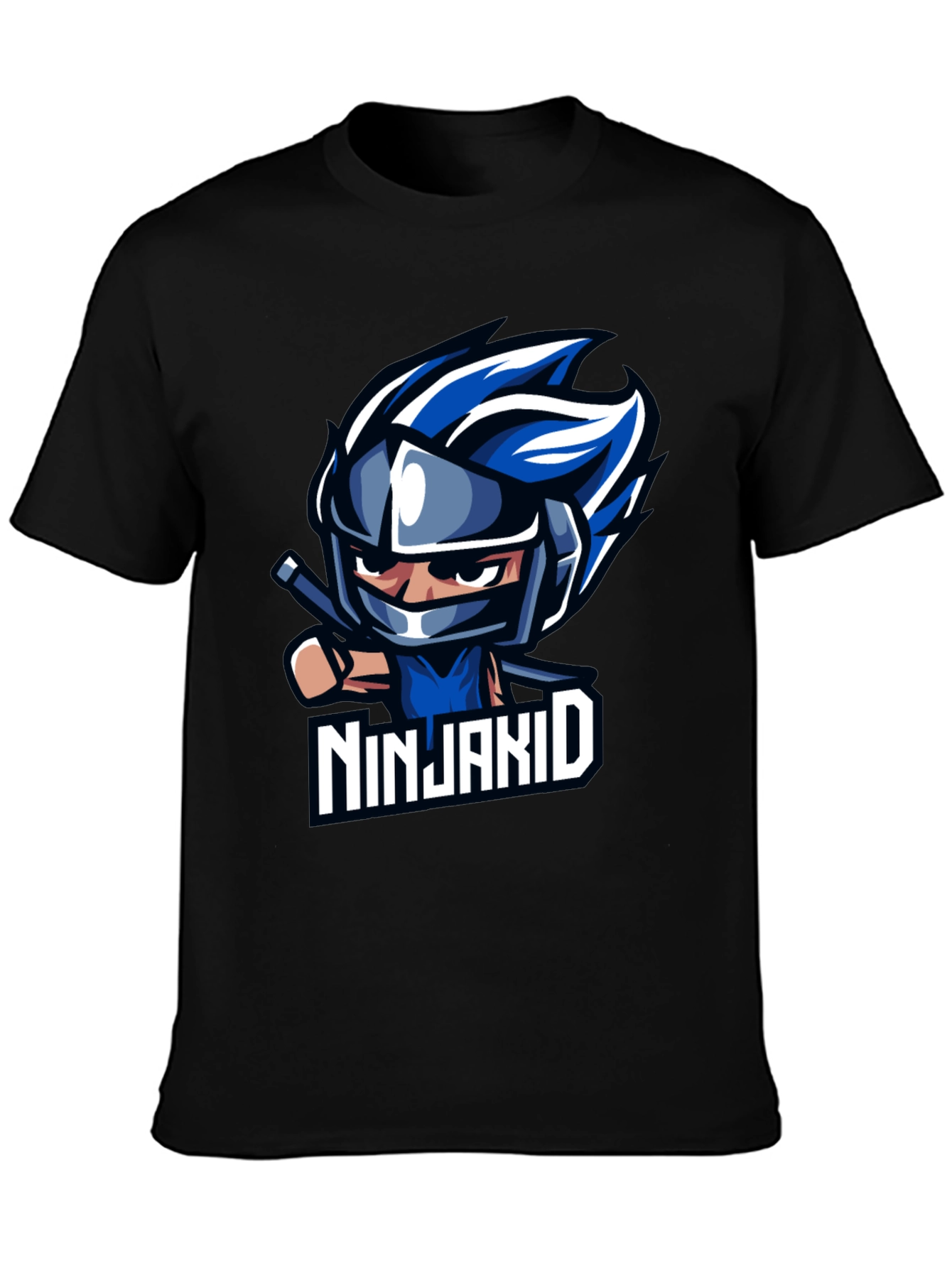 NinjaKid Graphic Tee - Cool Black T-Shirt