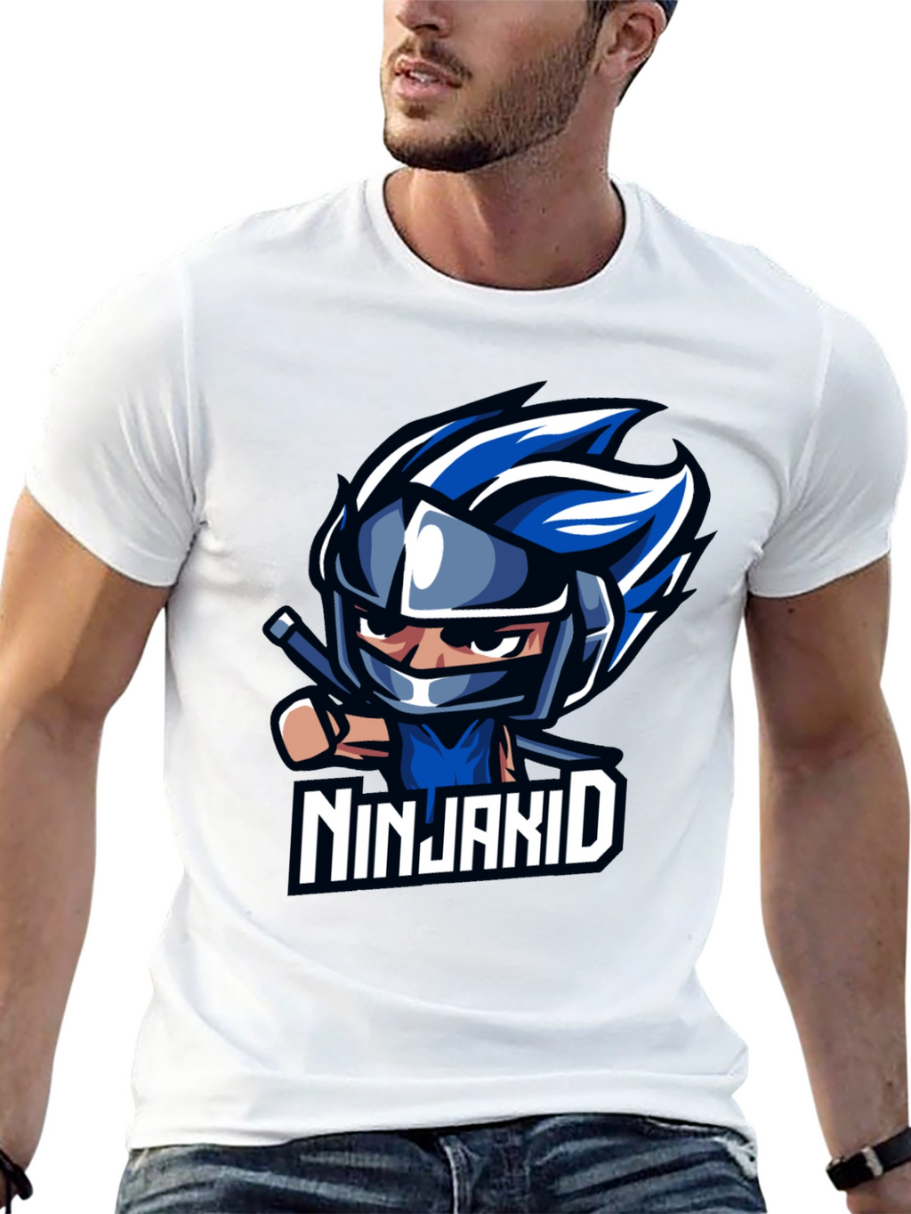 NinjaKid Graphic Tee - Cool Black T-Shirt
