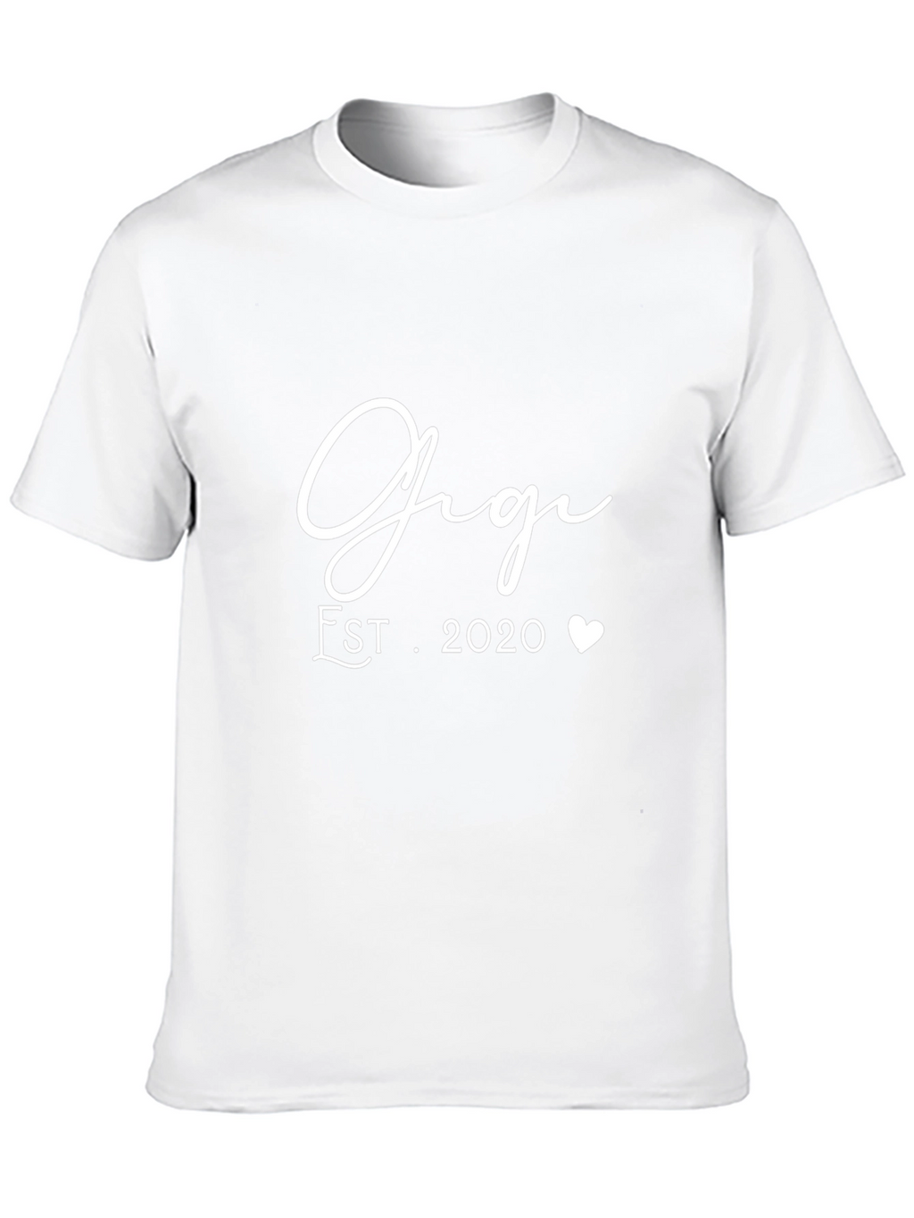 Gigi Est. 2020 Heart Graphic Tee - Black