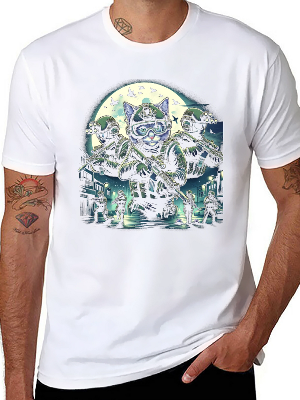 Tactical Cat Squad T-Shirt