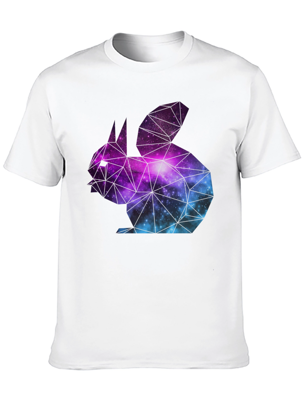 Galaxy Rabbit Graphic T-Shirt - Black