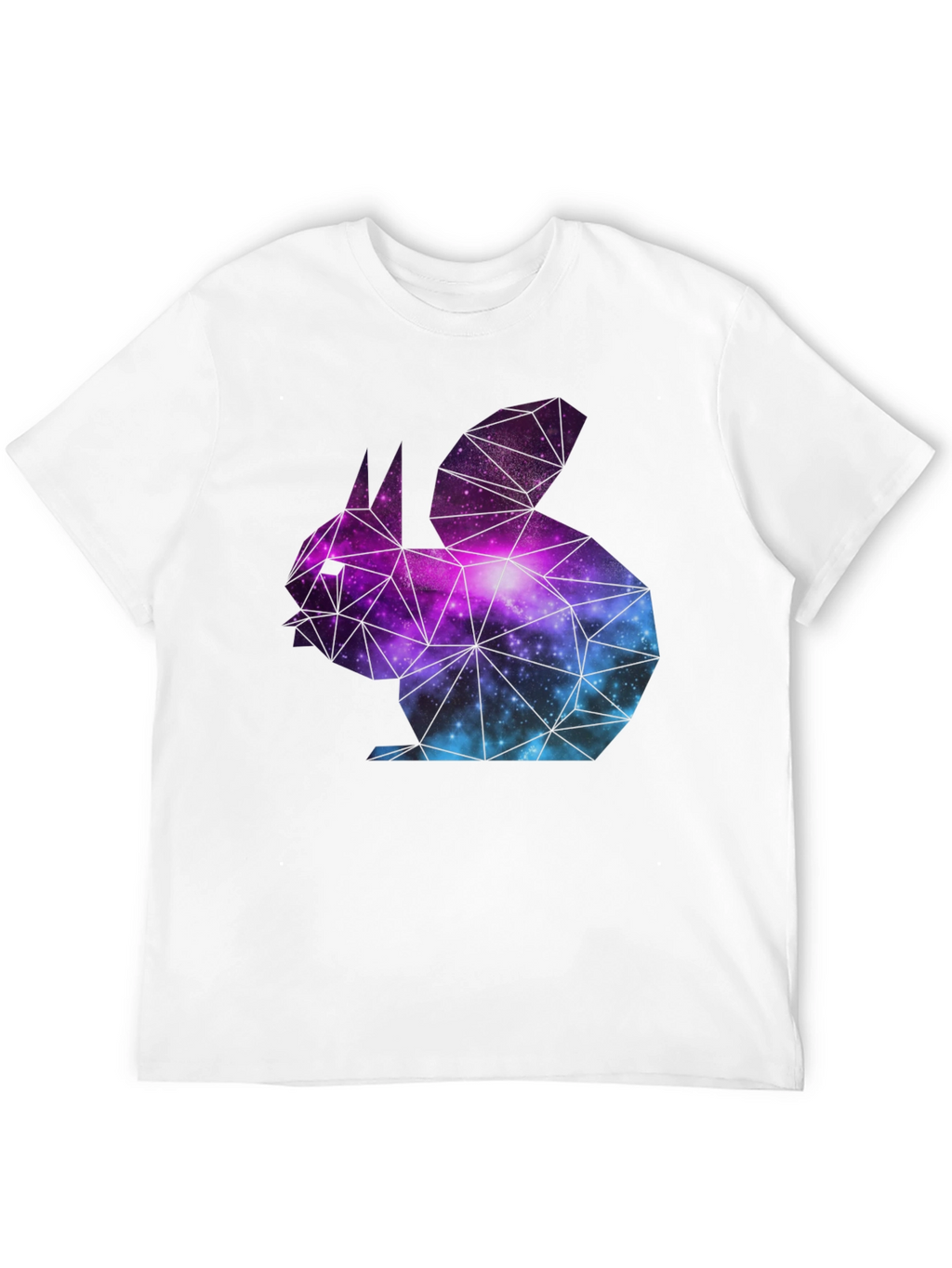 Galaxy Rabbit Graphic T-Shirt - Black